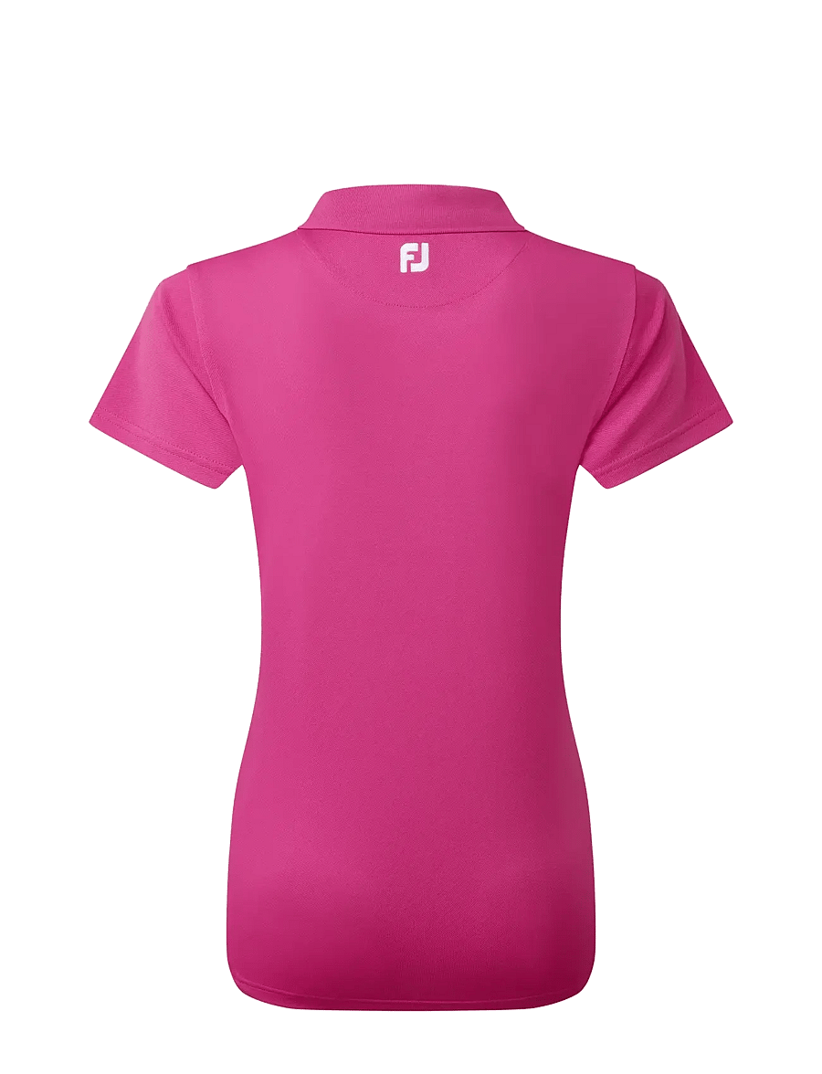 FootJoy - Stretch Pique Solid - oberteile & t-shirts - pink - 2