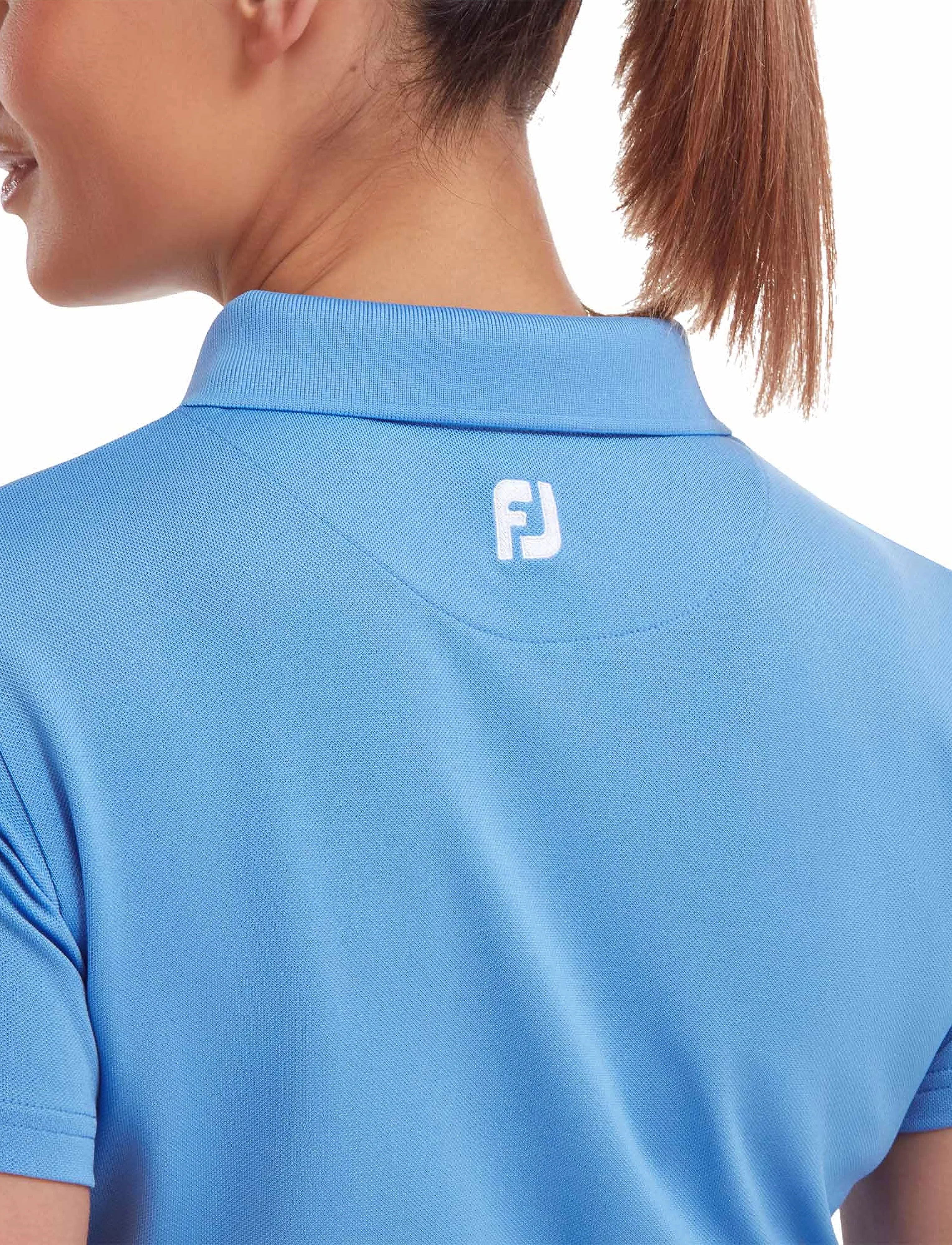 FootJoy - Stretch Pique Solid - polos - blue - 4