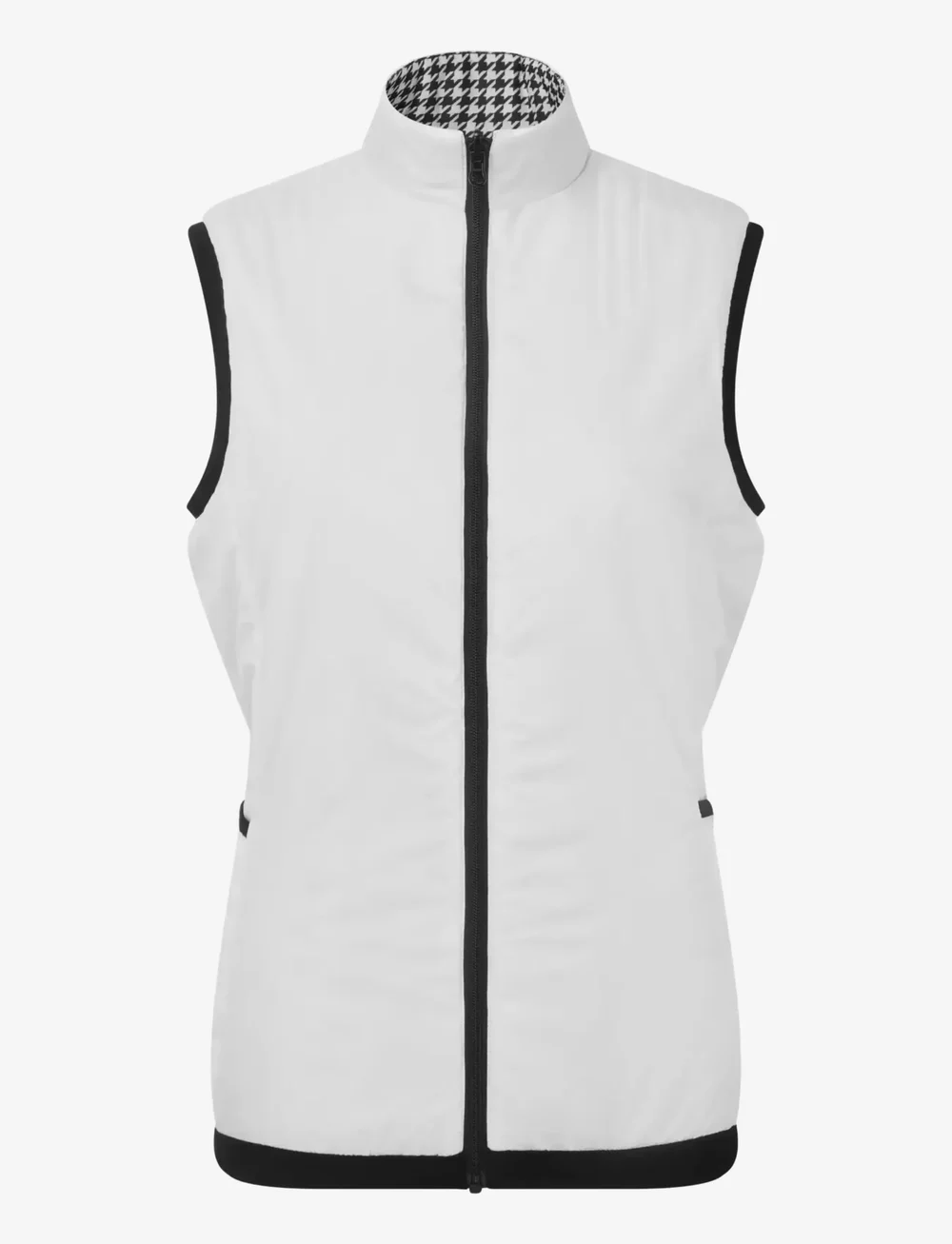 FootJoy - Insulated Reversible Houndstooth Vest - Õueriided - black - 0