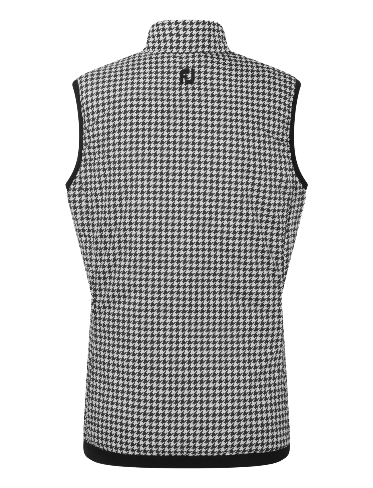 FootJoy - Insulated Reversible Houndstooth Vest - outdoor - black - 3