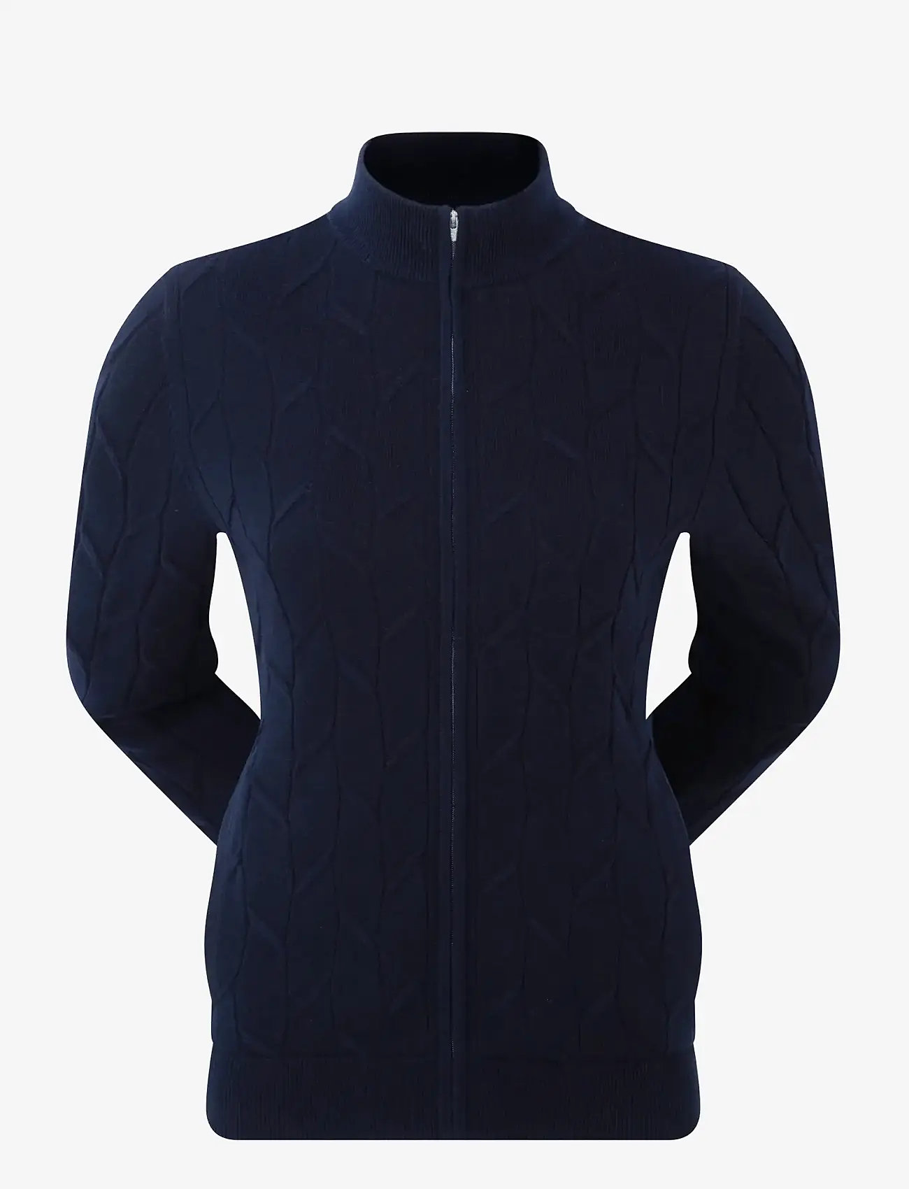 FootJoy - Full-Zip Lined Pullover - strik - navy - 0
