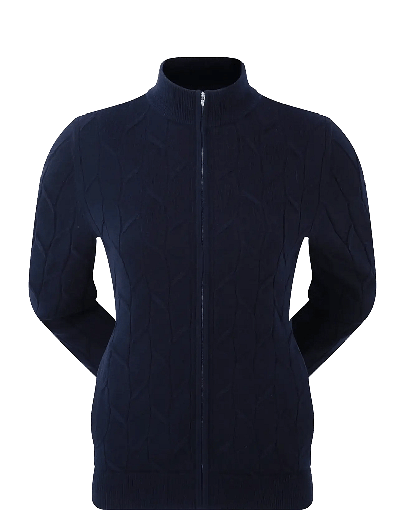FootJoy - Full-Zip Lined Pullover - Överdelar - navy - 0