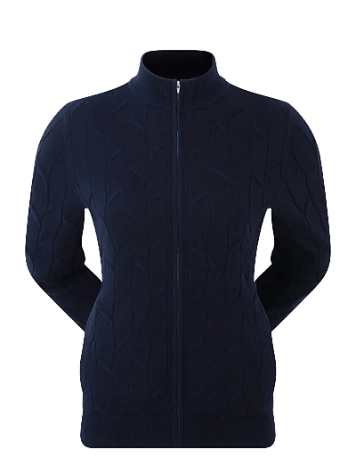 FootJoy Full-Zip Lined Pullover - Kleidung - NAVY / navy