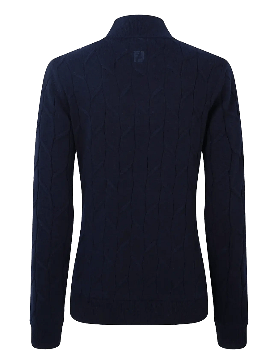FootJoy - Full-Zip Lined Pullover - Överdelar - navy - 1