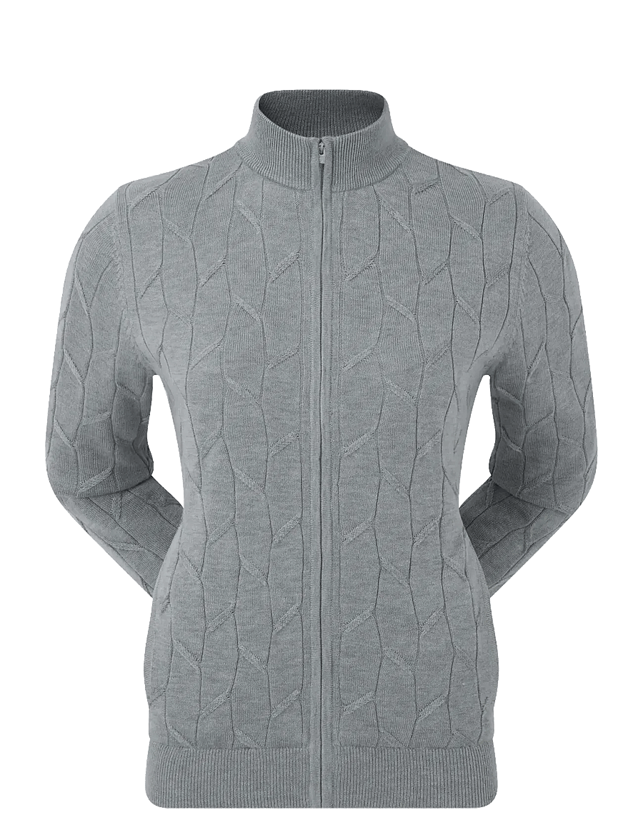 FootJoy - Full-Zip Lined Pullover - sweatshirts - grey - 0