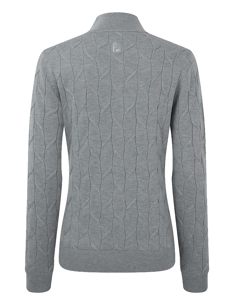 FootJoy - Full-Zip Lined Pullover - overdele - grey - 1