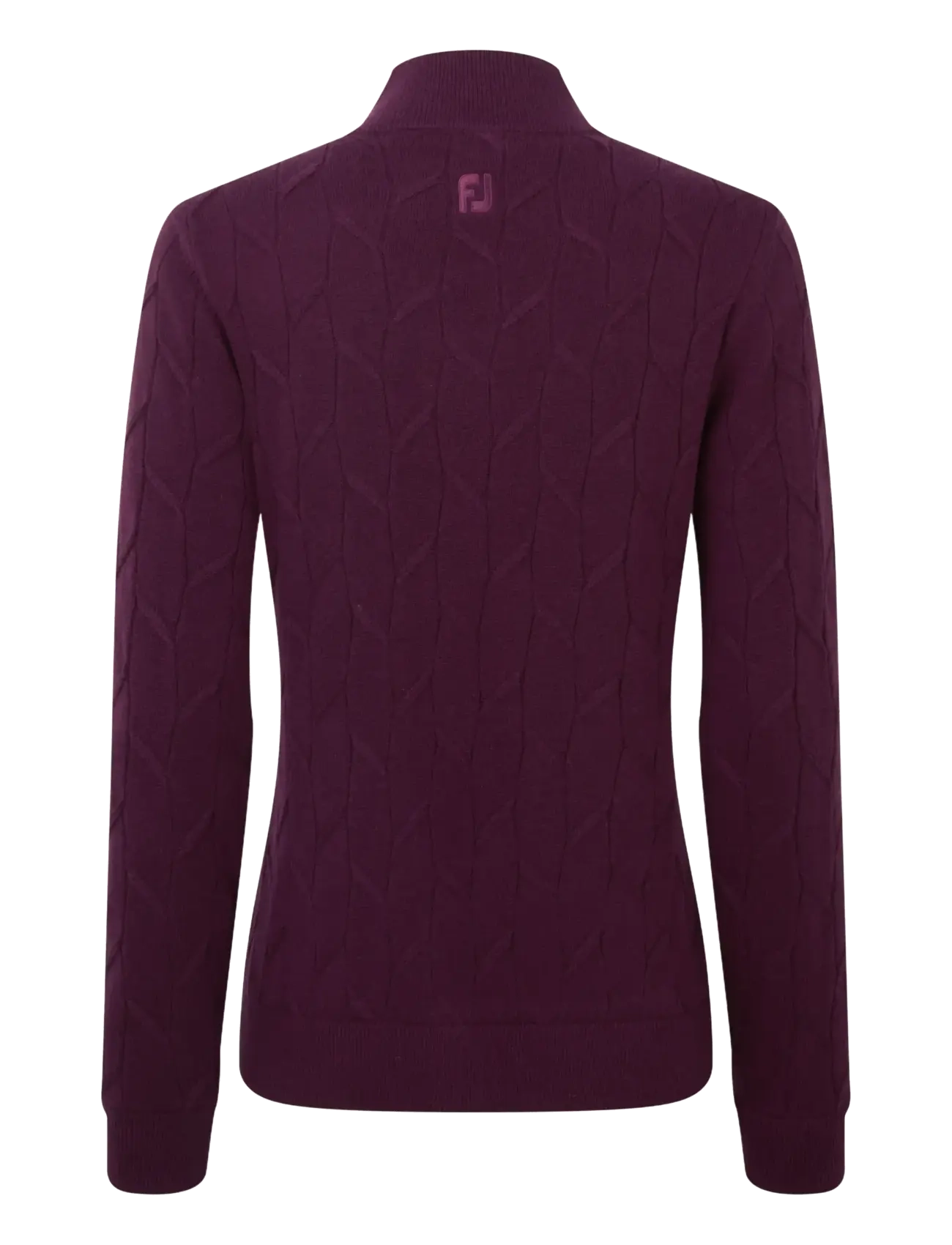 FootJoy - Full-Zip Lined Pullover - strickmode - purple - 1
