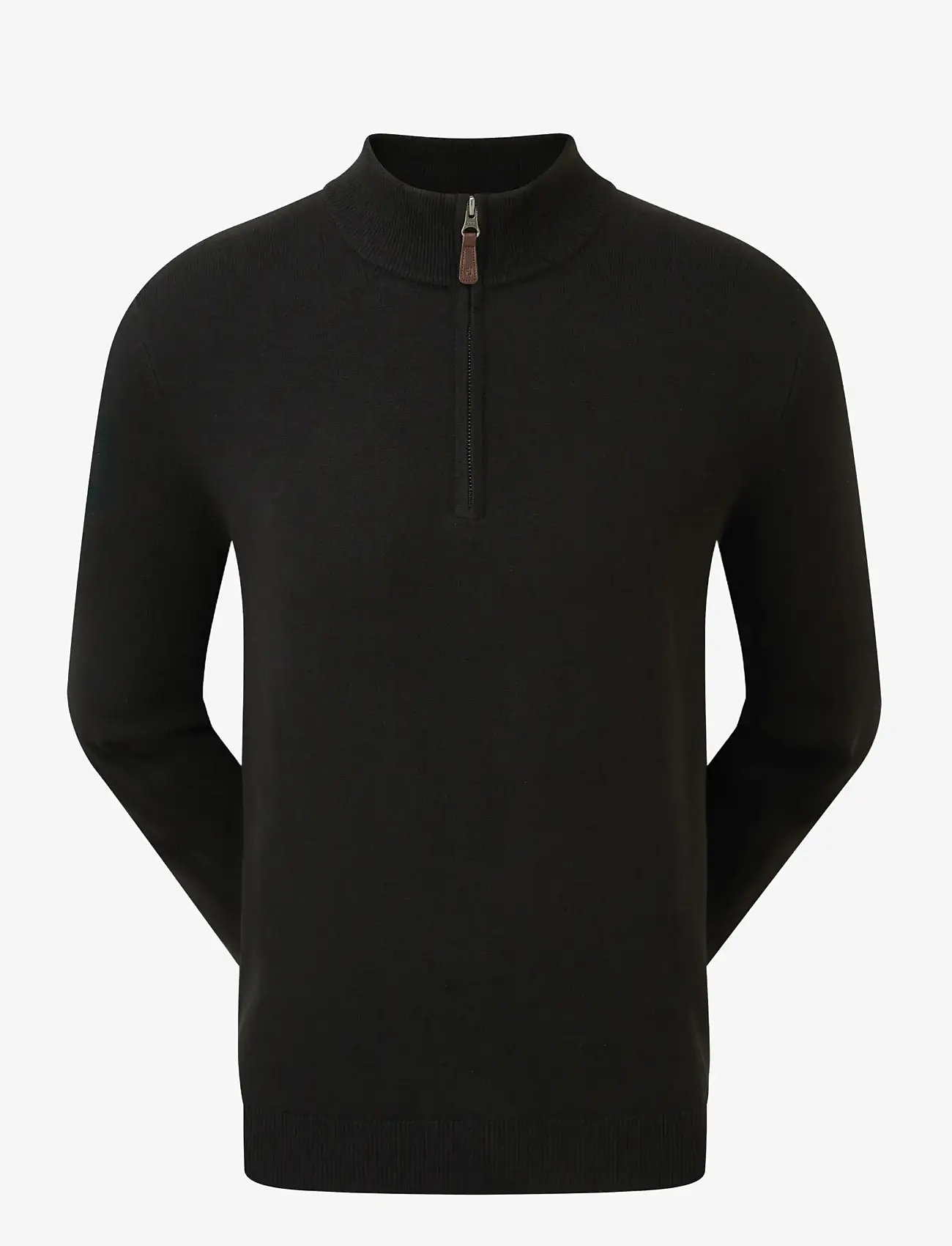 FootJoy - Half-Zip Pullover - fleece & mellanlager - black - 1