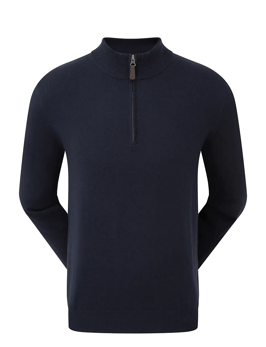 FootJoy - Half-Zip Pullover - fleece & midlayer - navy - 1