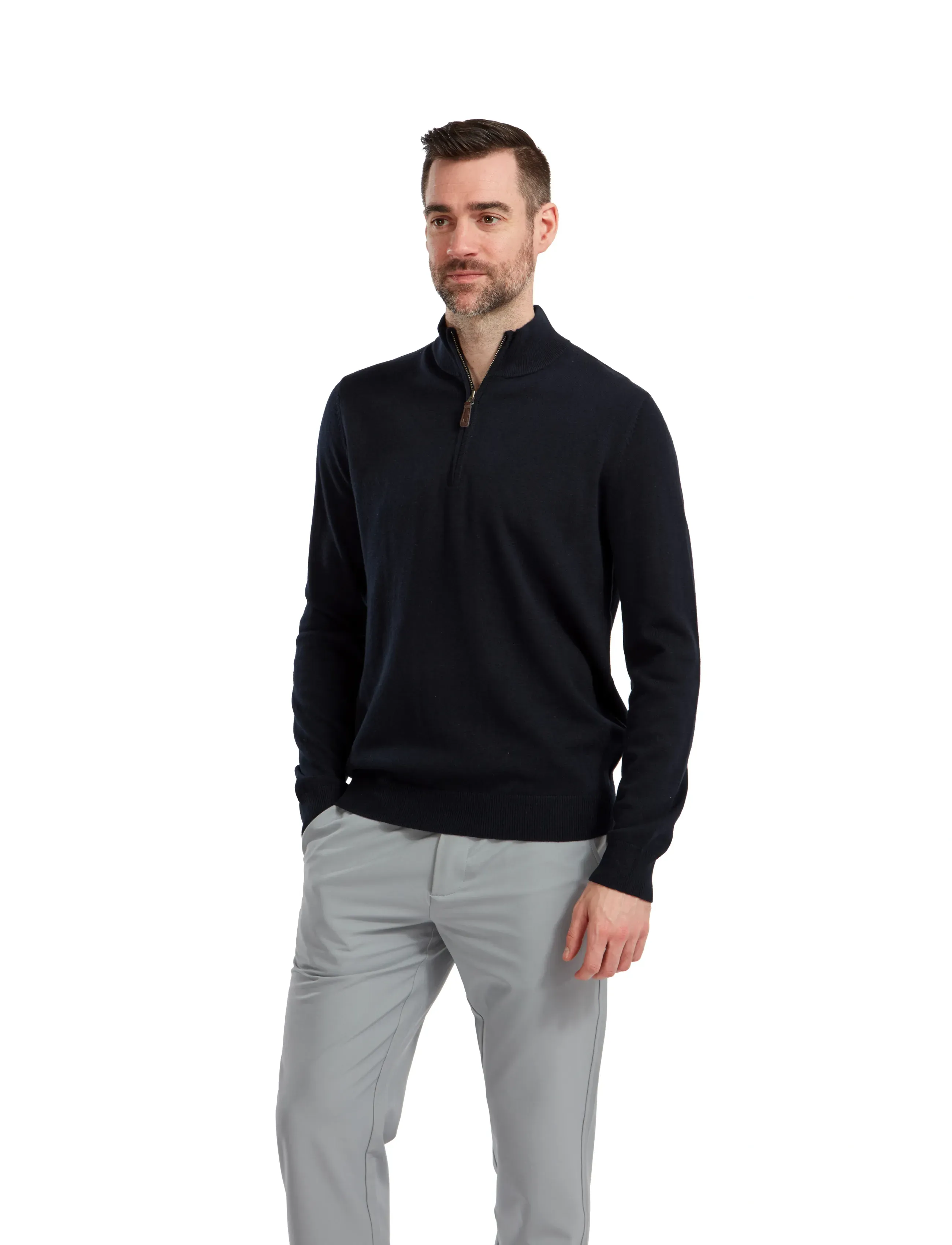 FootJoy - Half-Zip Pullover - fleece & midlayer - navy - 0