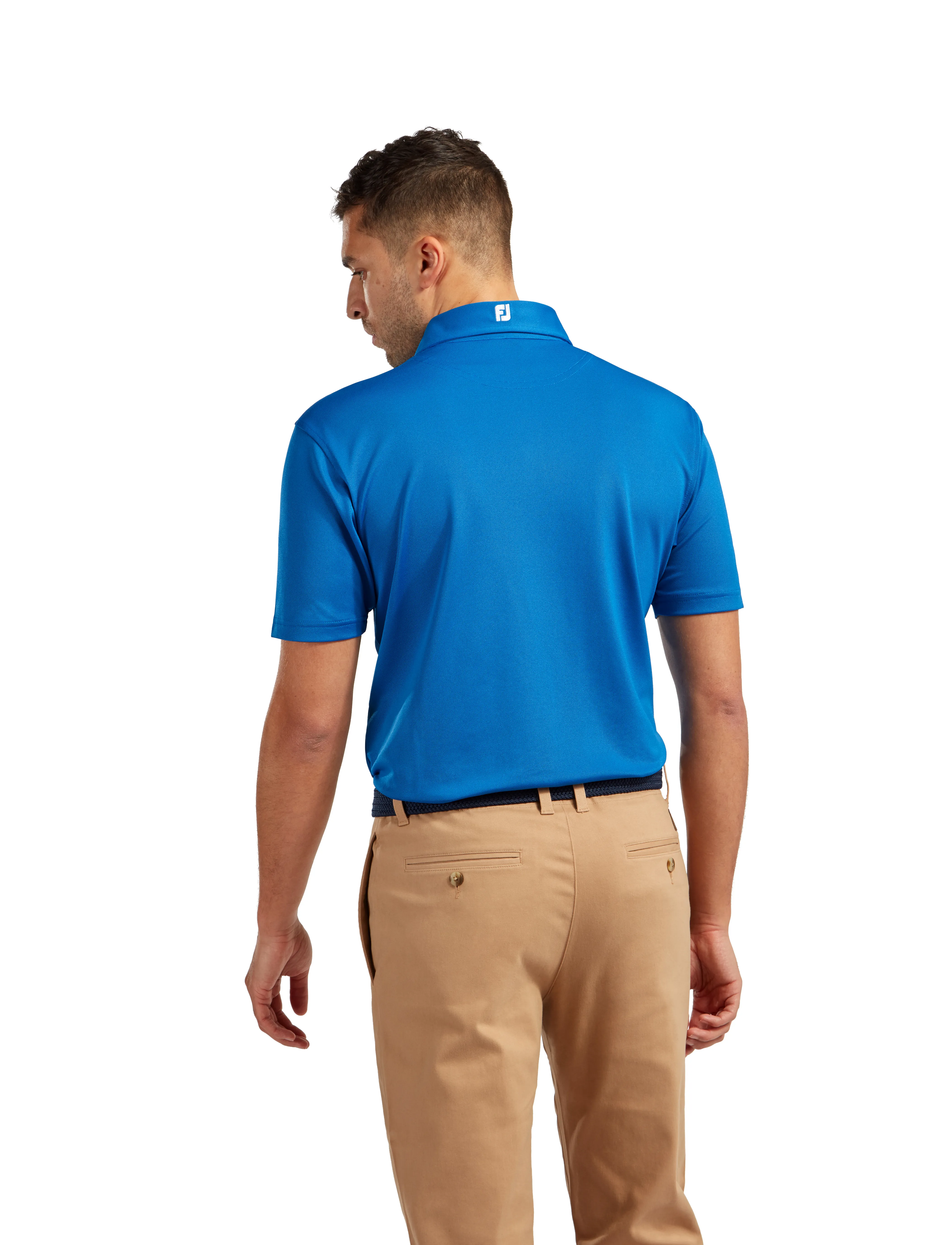 FootJoy - Stretch Pique Solid - polos - blue - 2