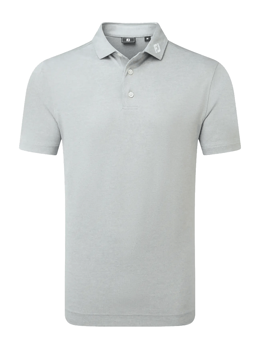 FootJoy - Stretch Pique Solid - heather grey - 1