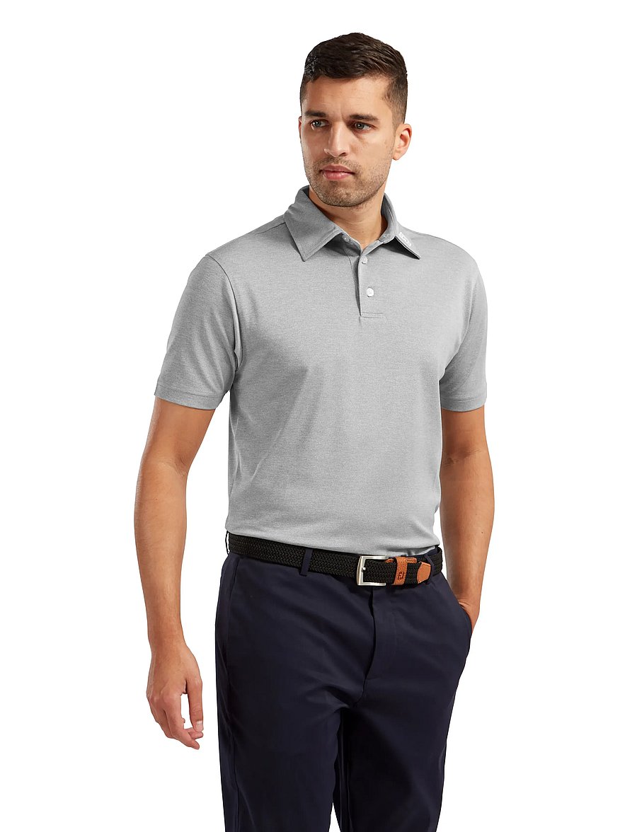 FootJoy - Stretch Pique Solid - heather grey - 0