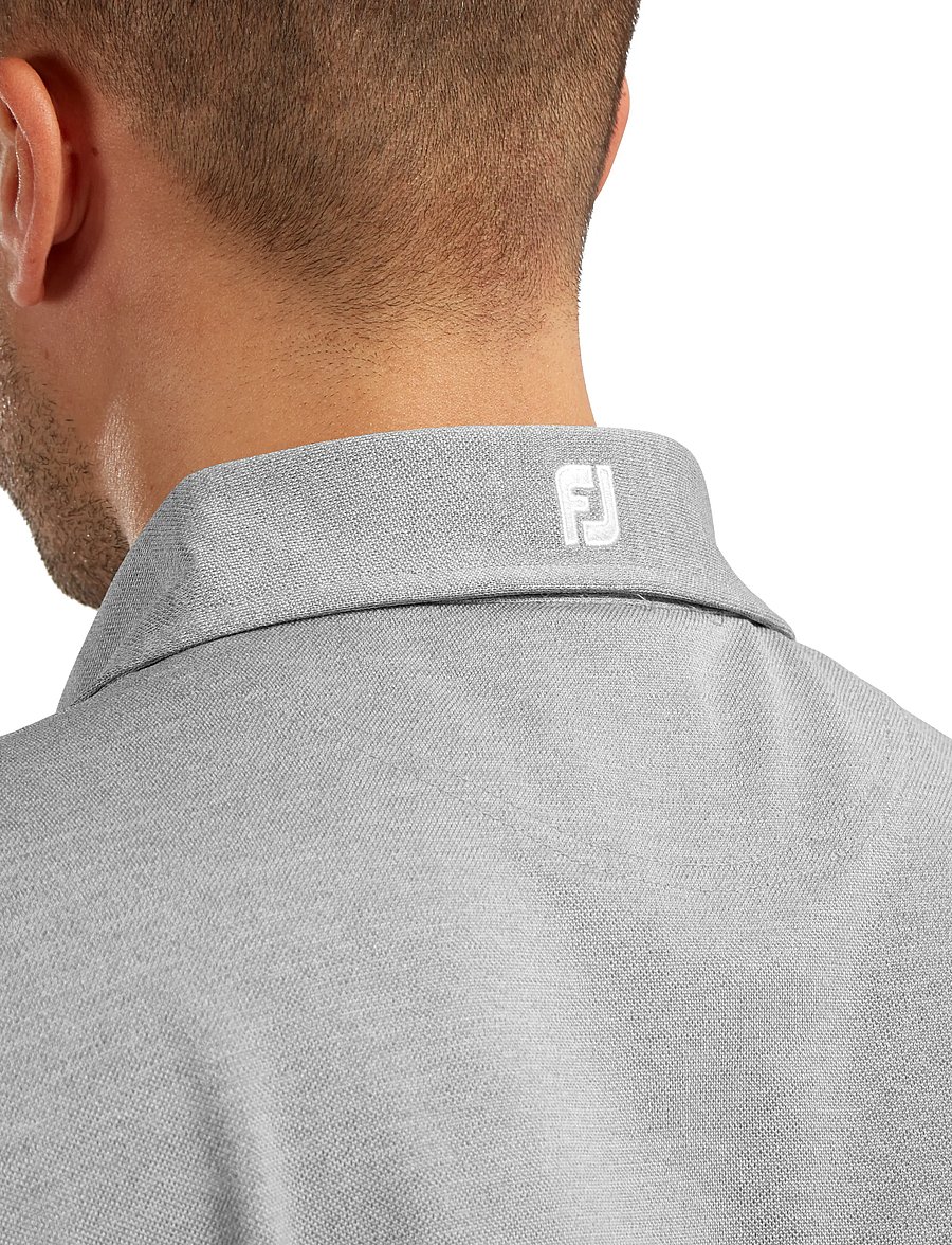 FootJoy - Stretch Pique Solid - heather grey - 4