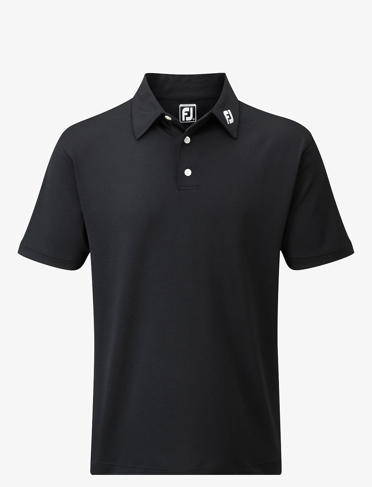 FootJoy - Stretch Pique Solid - toppar & t-shirts - black - 1