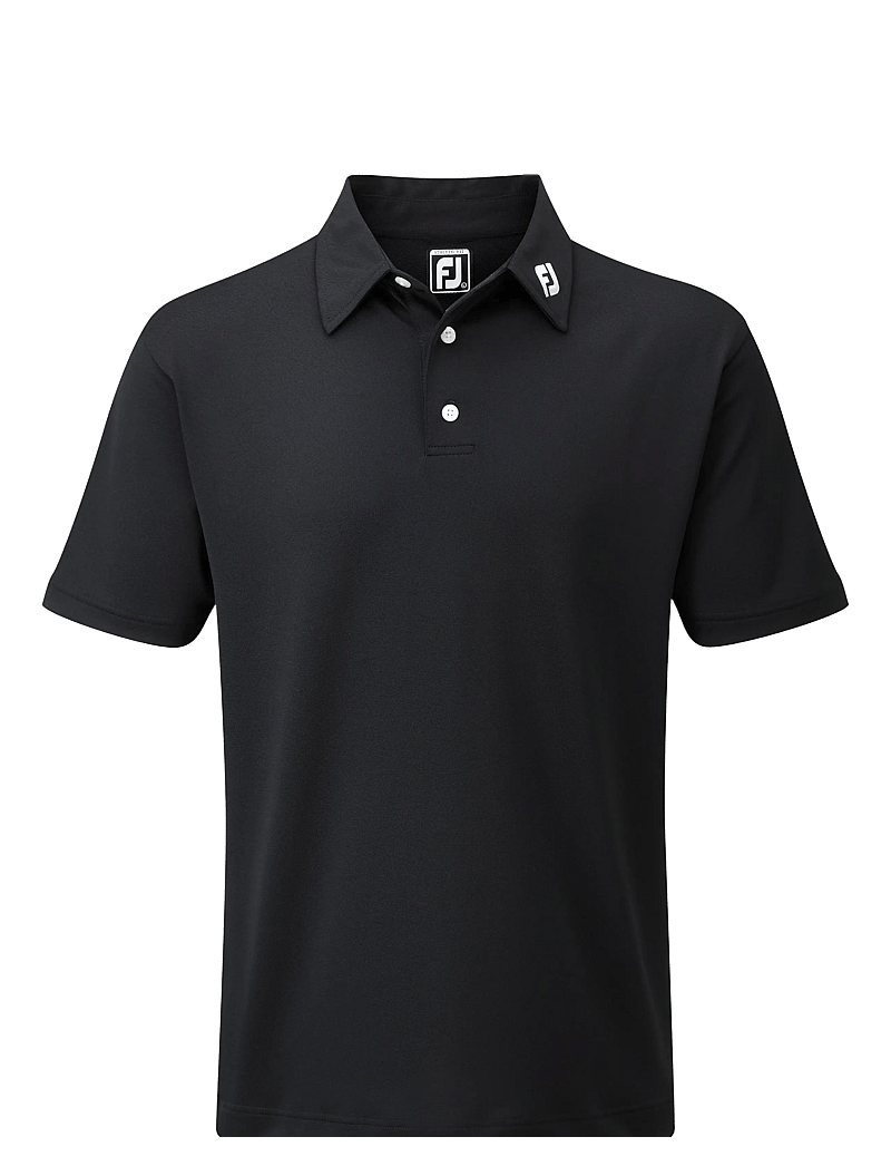 FootJoy - Stretch Pique Solid - palaidinės ir marškinėliai - black - 1