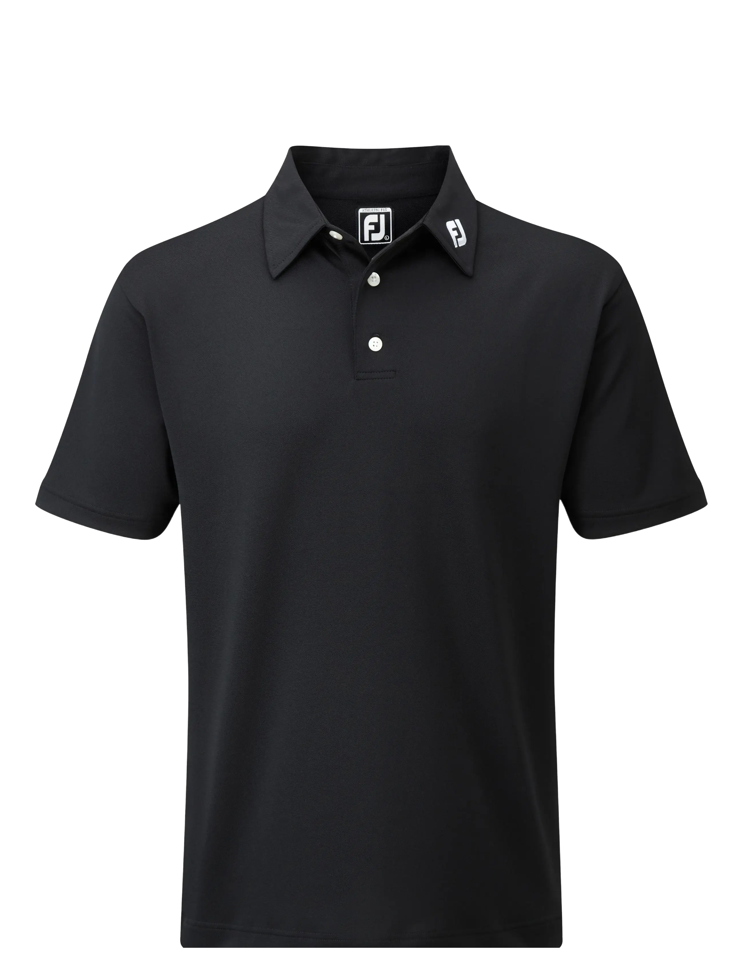 FootJoy Stretch Pique Solid - FootJoy - BLACK / black