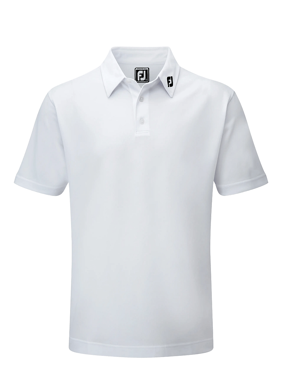 FootJoy - Stretch Pique Solid - toppar & t-shirts - white - 1