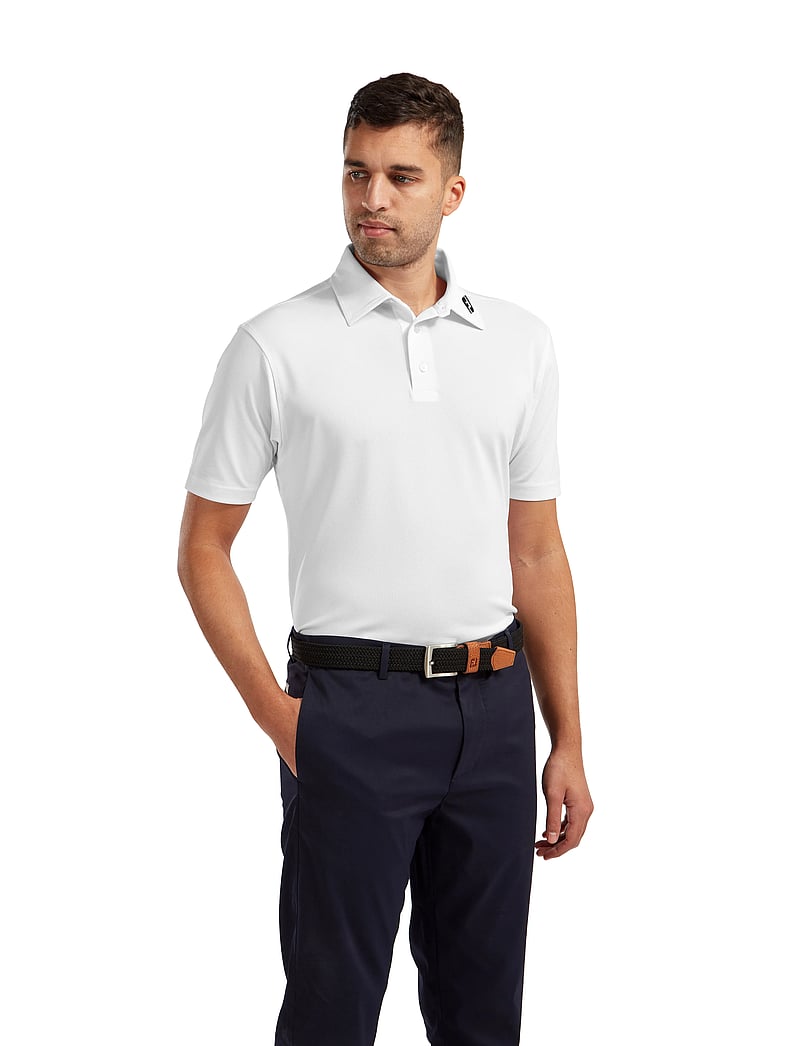 FootJoy - Stretch Pique Solid - toppe & t-shirts - white - 0