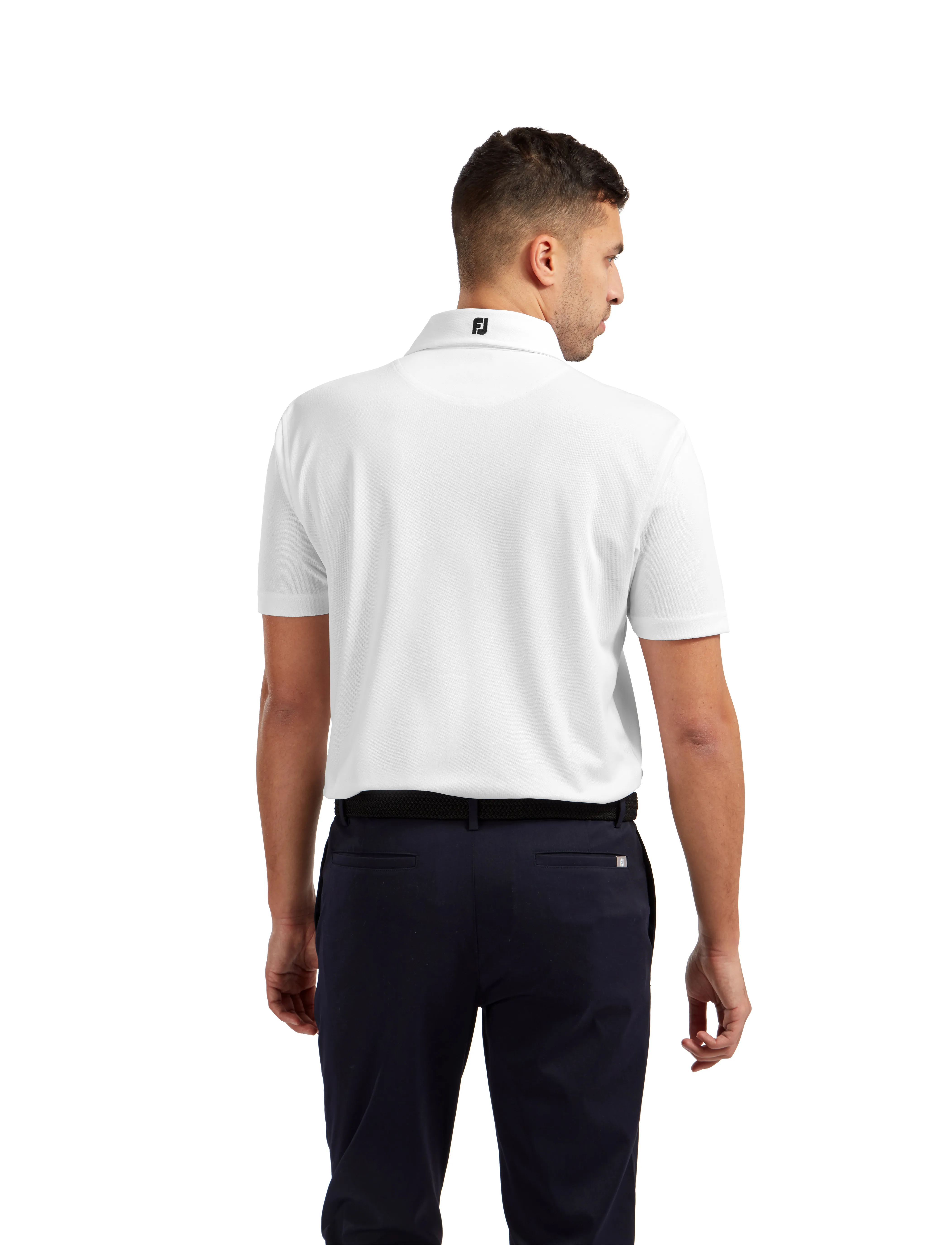 FootJoy - Stretch Pique Solid - toppar & t-shirts - white - 2