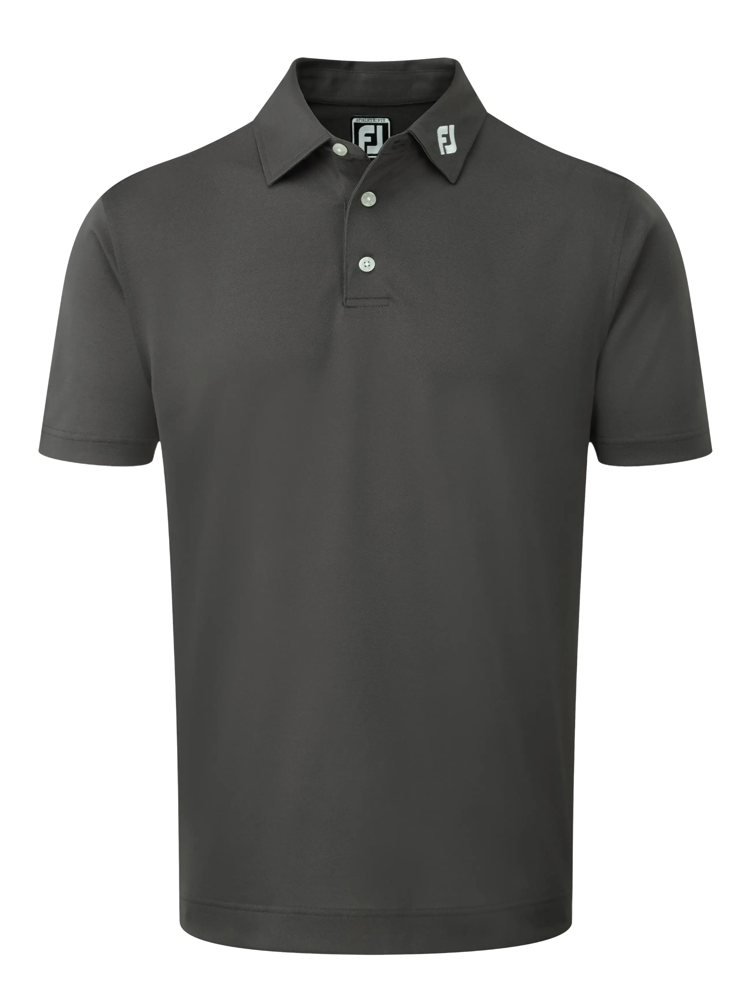 FOOTJOY Stretch Pique Solid Grau - M - Herren