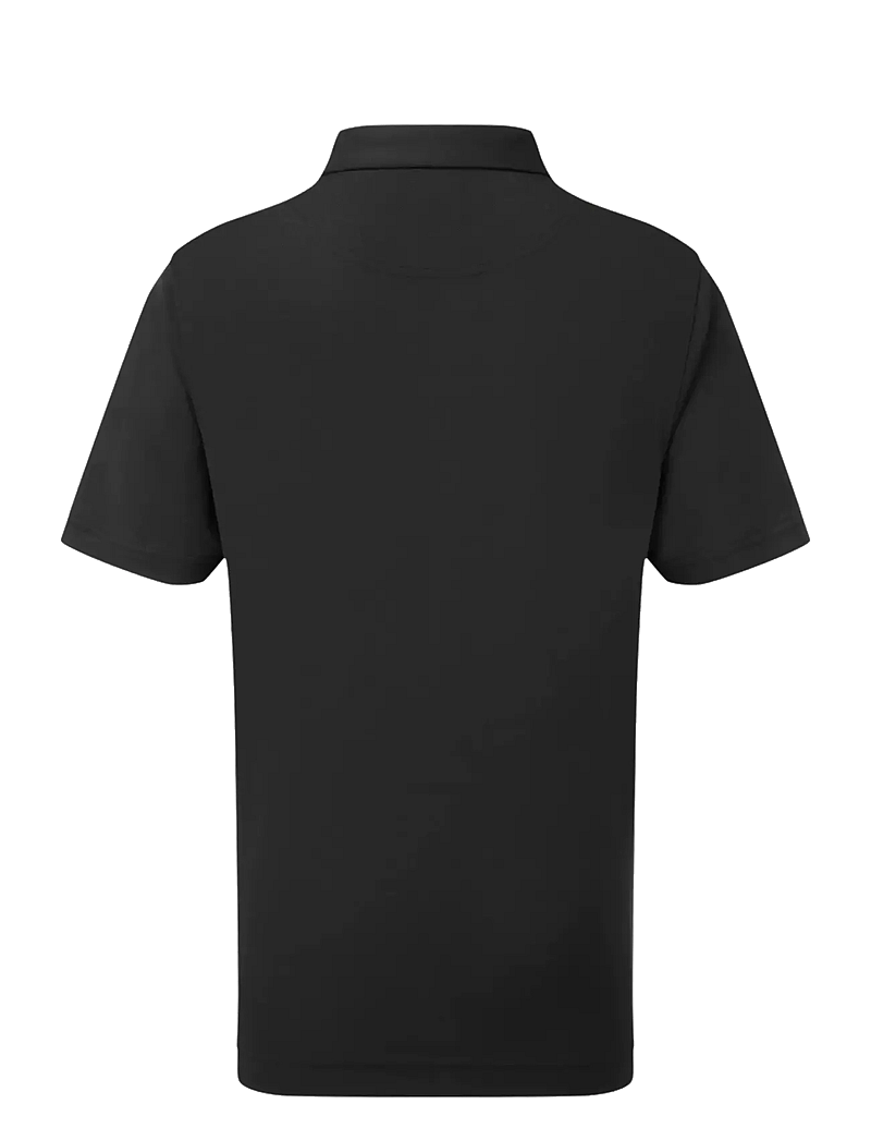 FootJoy - Stretch Pique Solid - kortärmade pikéer - black - 2