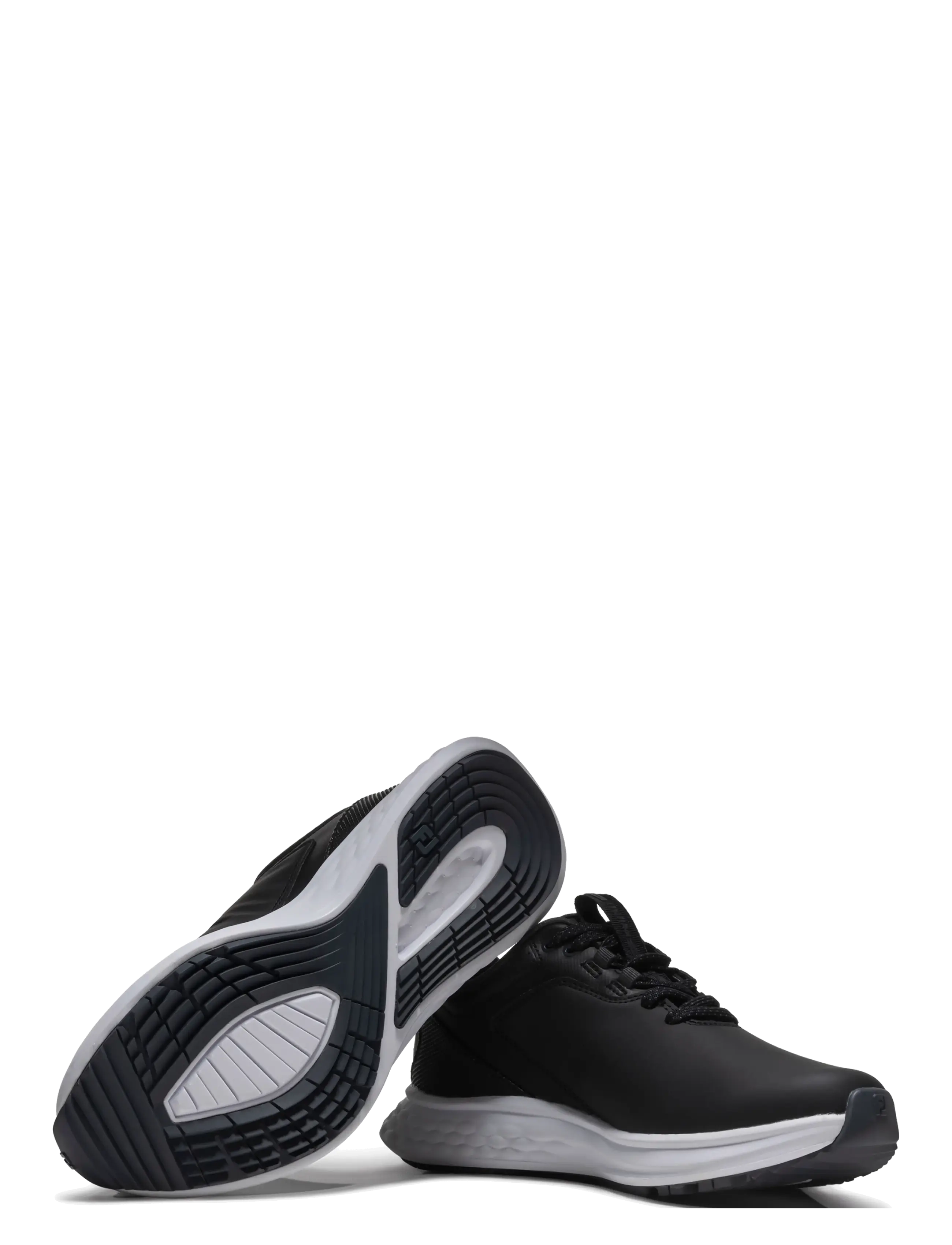FootJoy - WN FJ PULSE - golfskor - black/black/white - 5