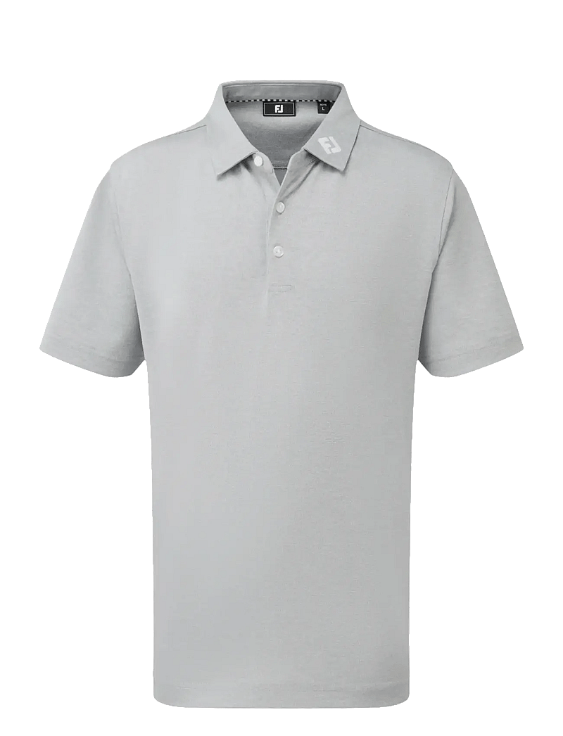 FootJoy - Stretch Pique Solid - short-sleeved polos - heather grey - 0