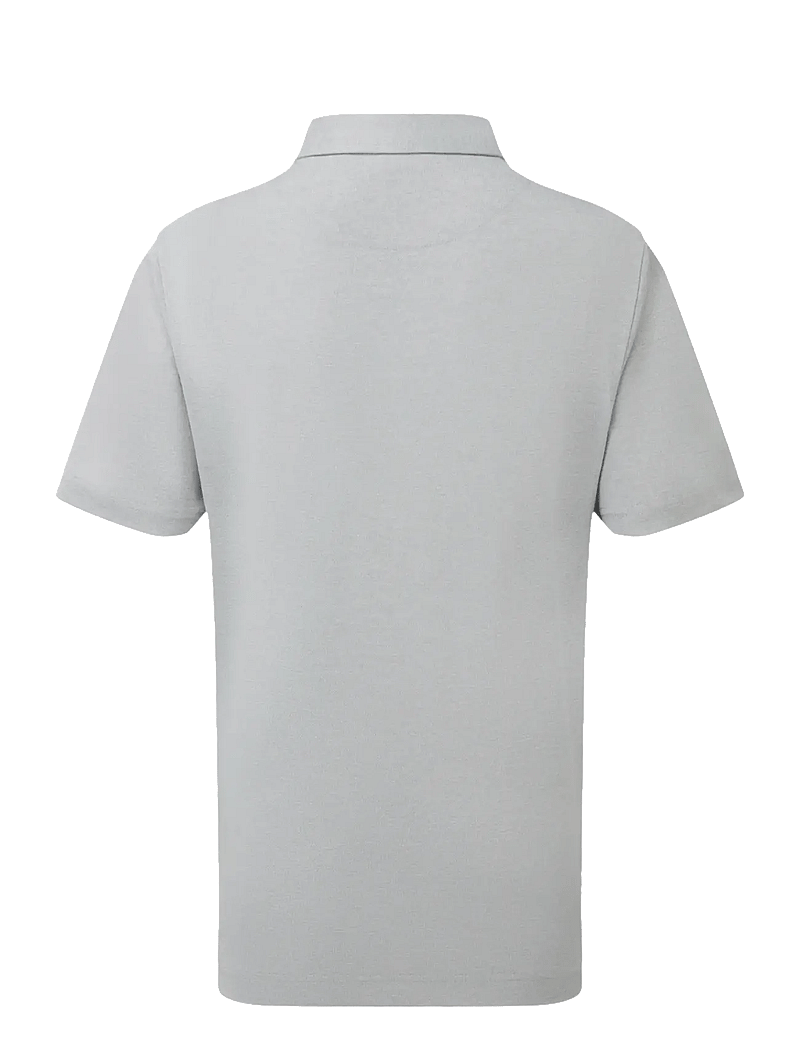 FootJoy - Stretch Pique Solid - short-sleeved polos - heather grey - 1