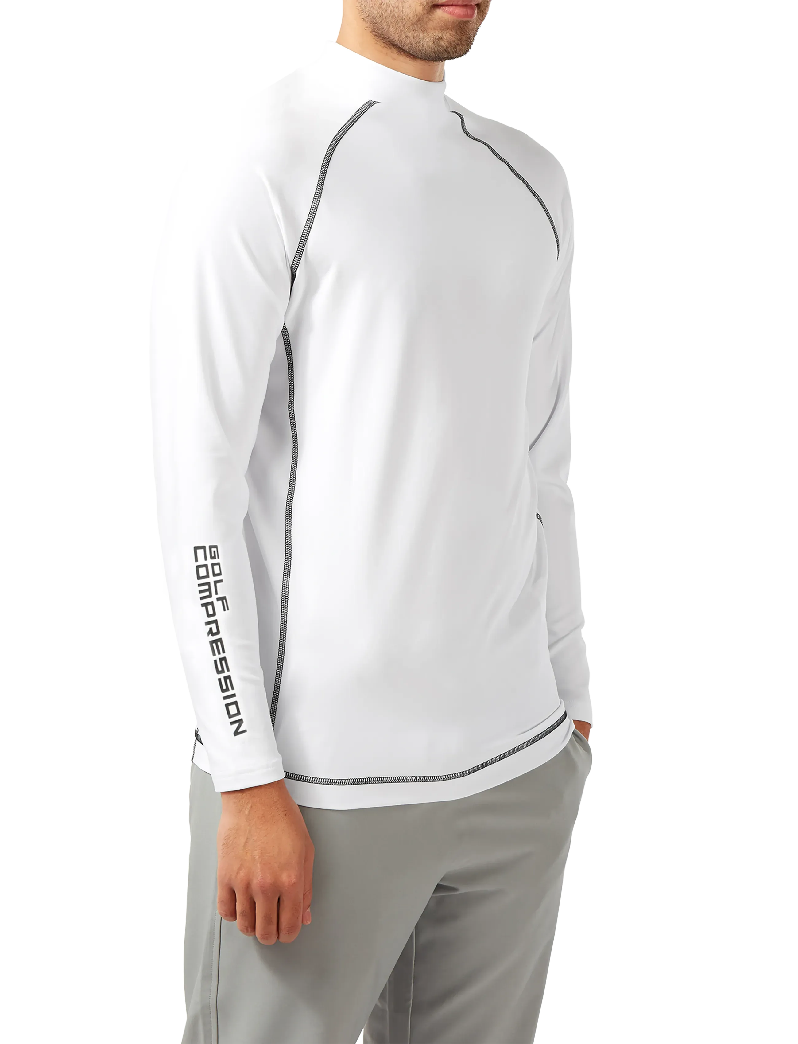 FootJoy ProDry Thermal Base Layer - T-Shirts - WHITE / white