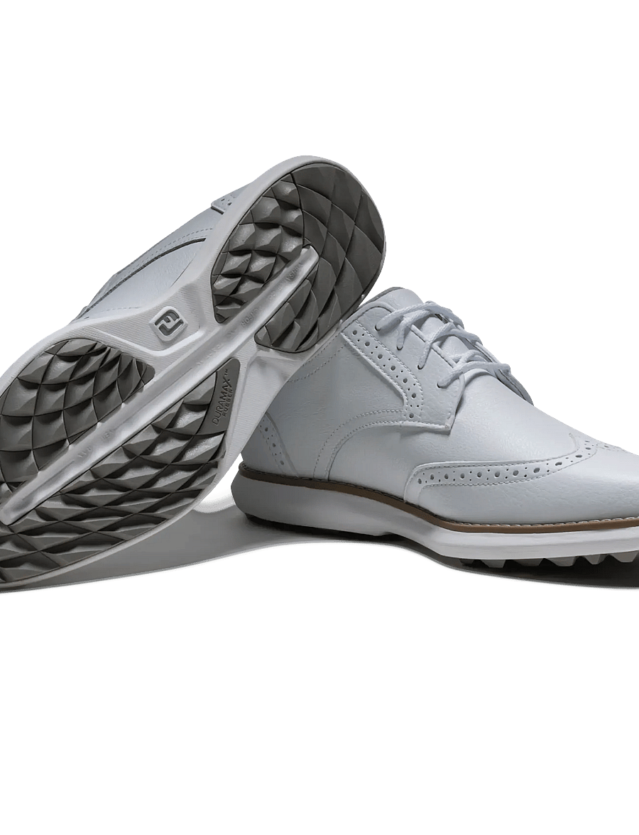 FootJoy - WN FJ TRADITIONS SPIKELESS - WIDE - chaussures de golf - white/white/white - 4