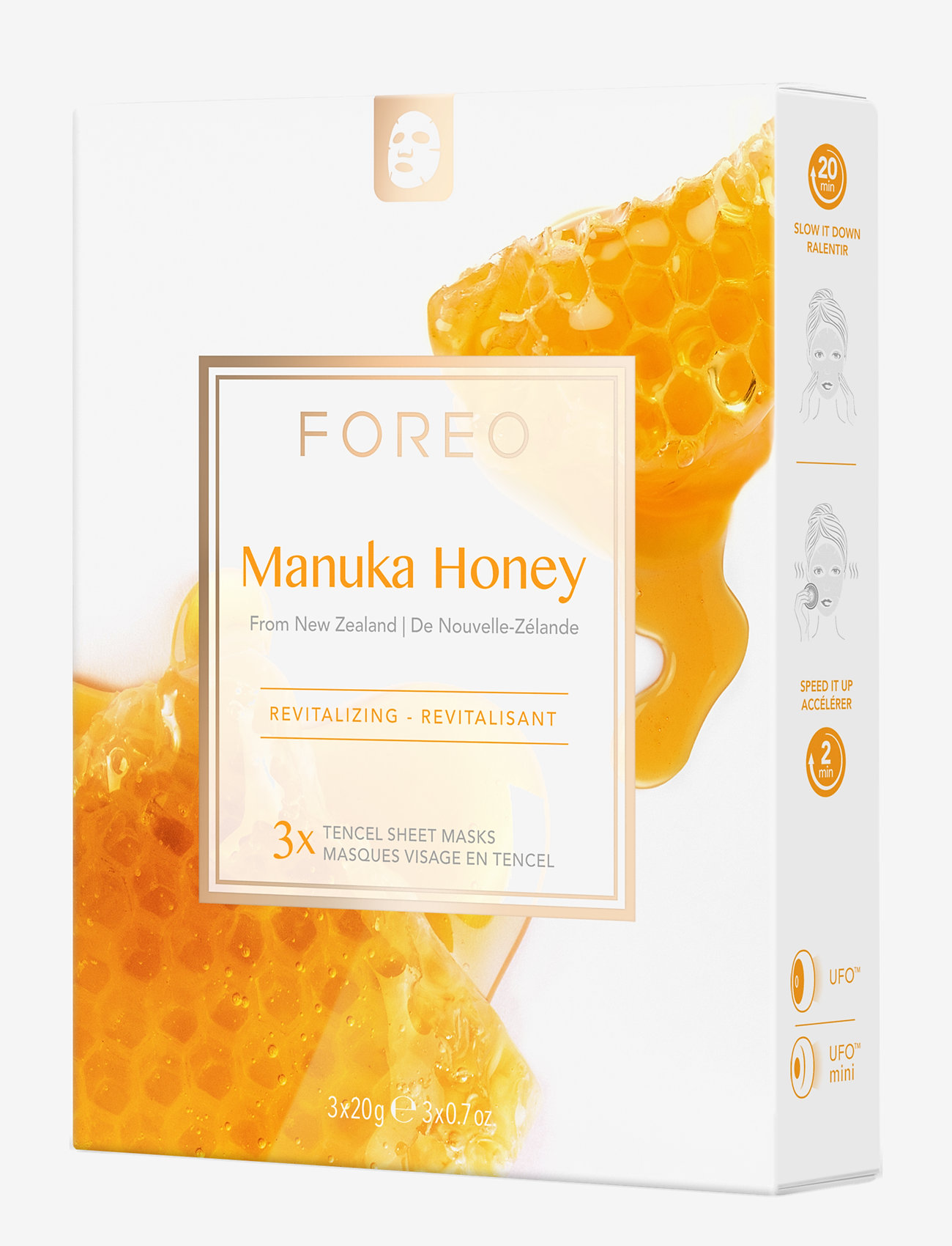 Foreo - Farm To Face Manuka Honey Sheet Mask - sheet masks - semi-transparent - 0