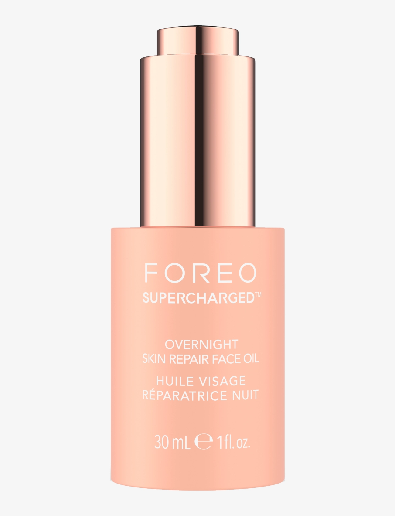 Foreo Supercharged Overnight Skin Repair Face Oil, Serum, Nude, Str: 30 ML