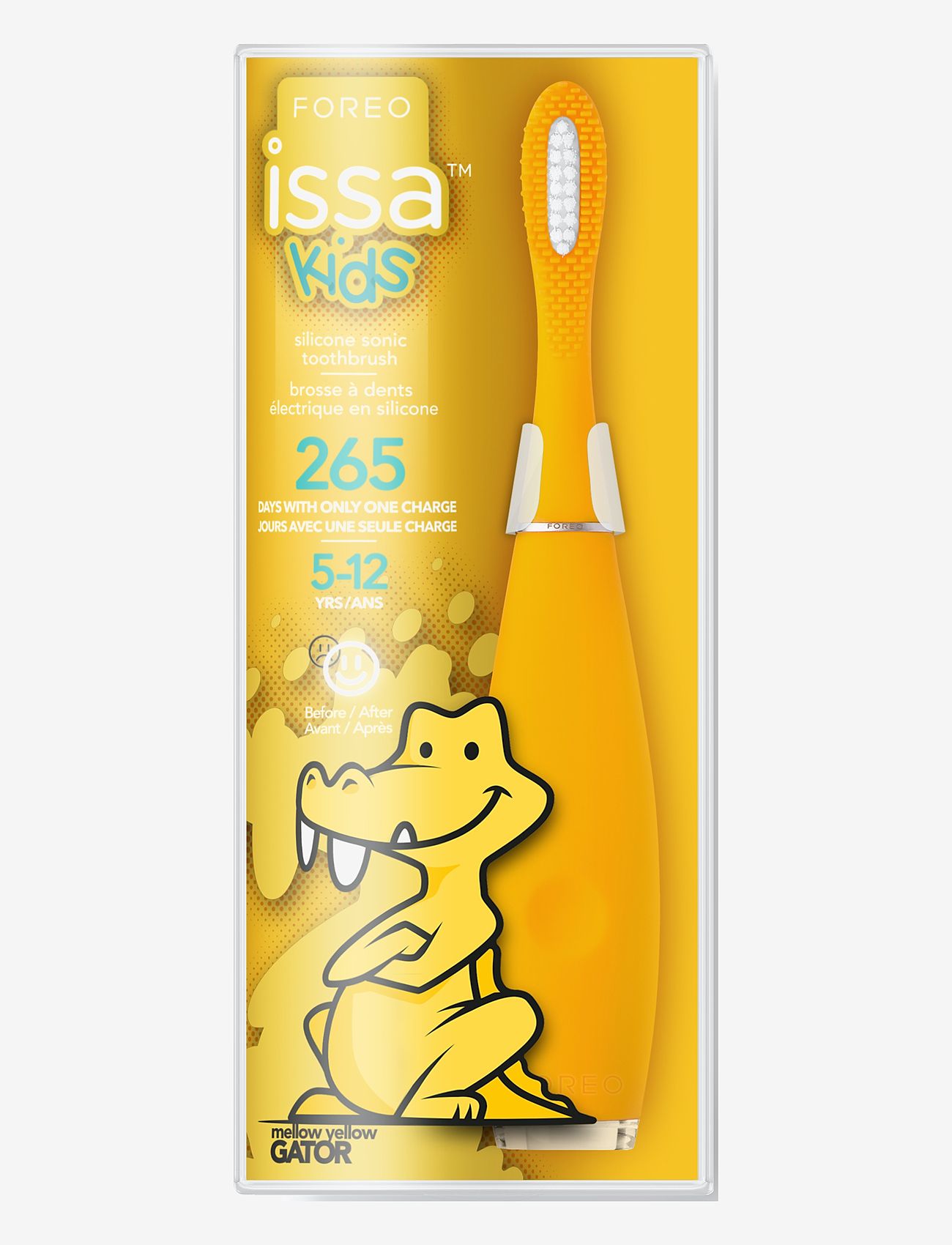 Foreo - ISSA™ kids - zobu birstes - yellow - 4