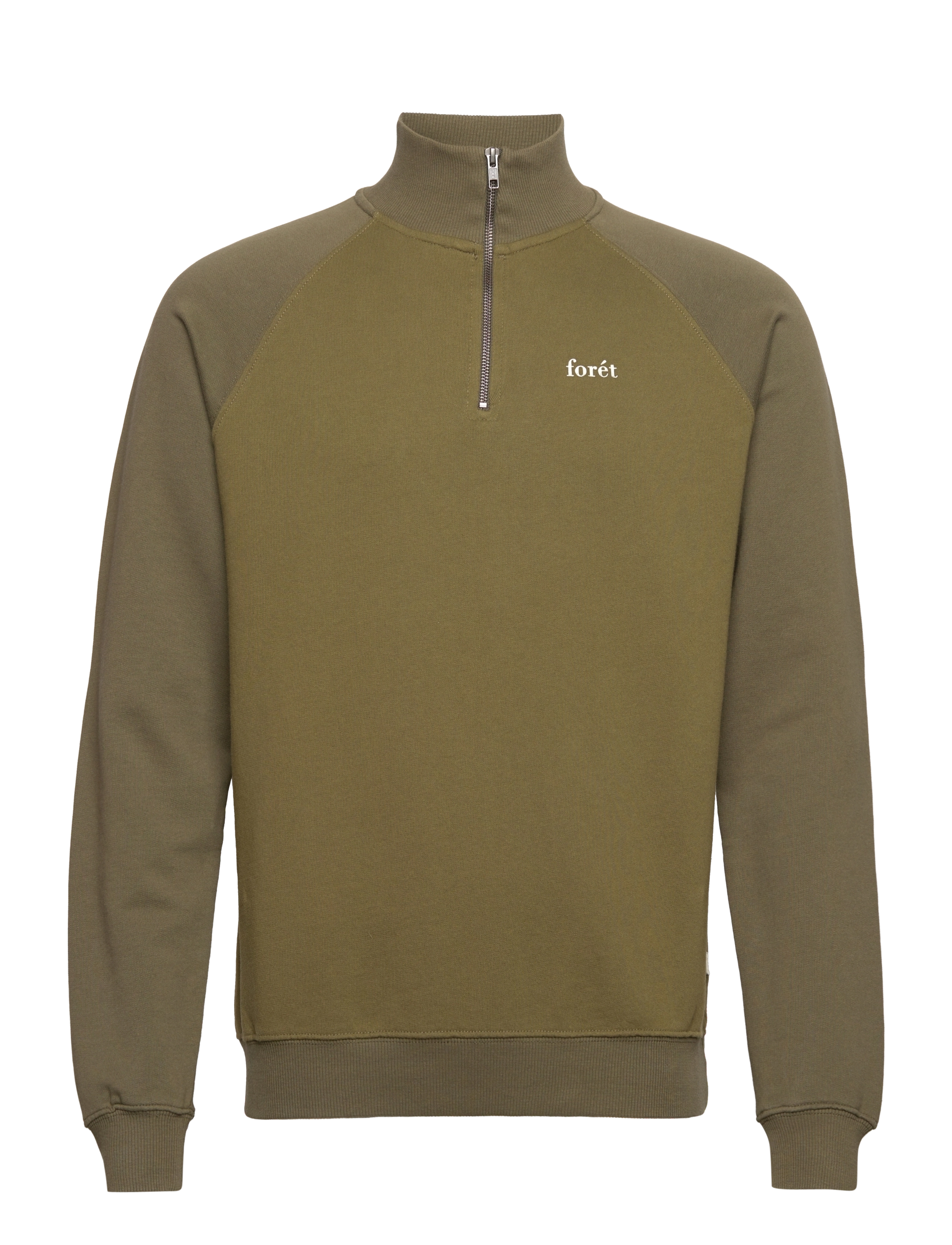 Forét - CREEK HALF ZIP - ARMY/DARK OLIVE - army/dark olive - 0