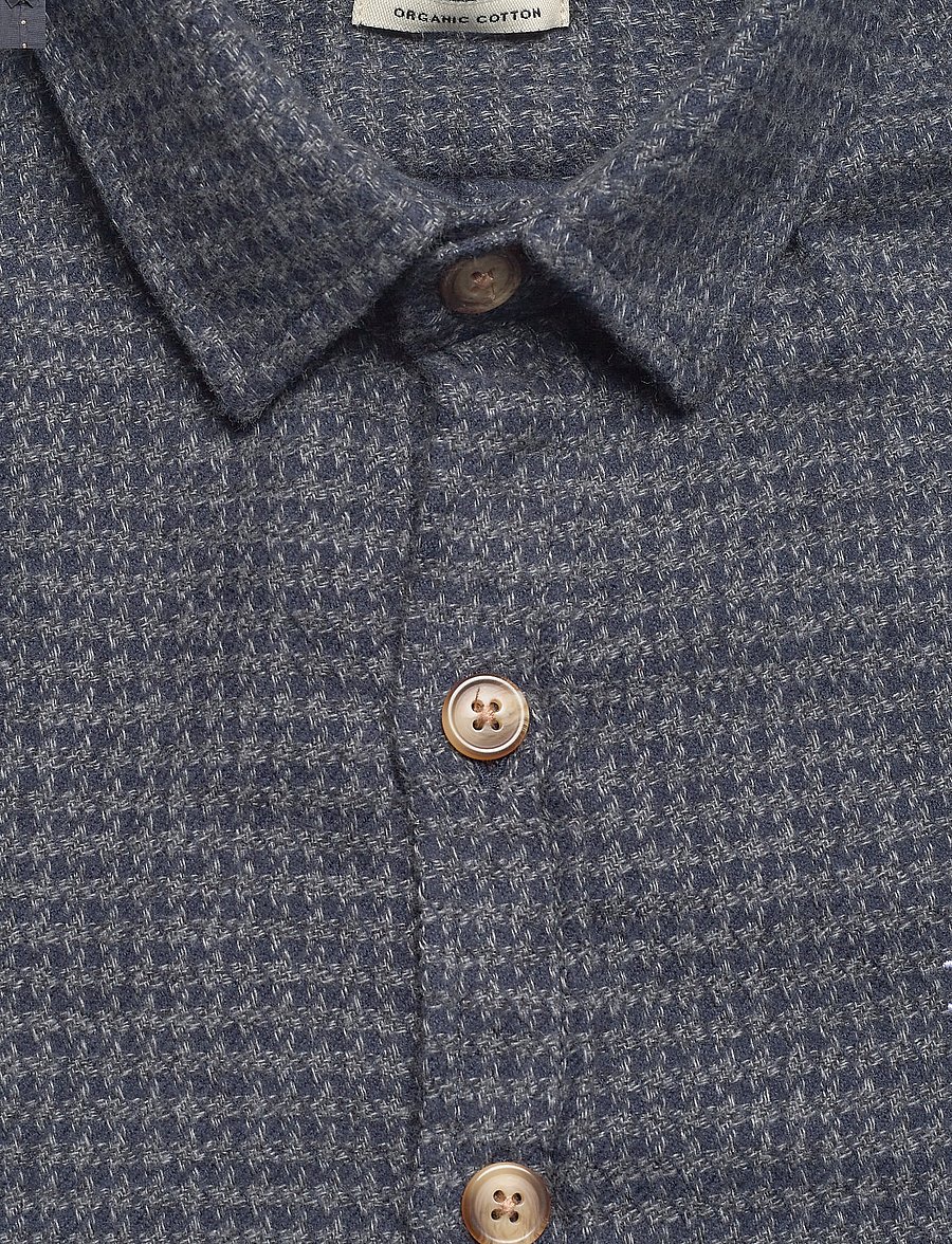Forét - DREAM SHIRT - navy check - 2