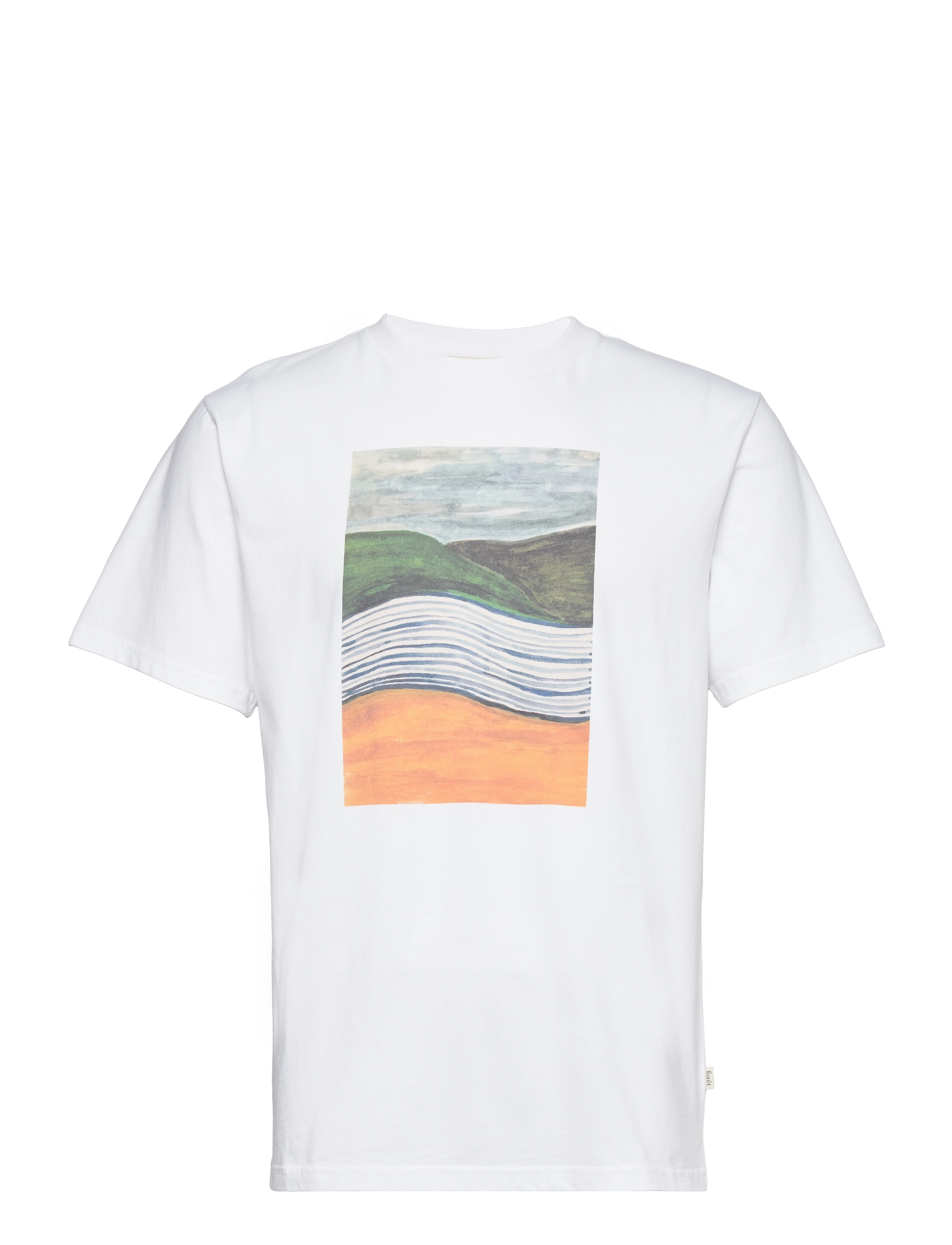 Forét - PAINT T-SHIRT - WHITE - white - 0