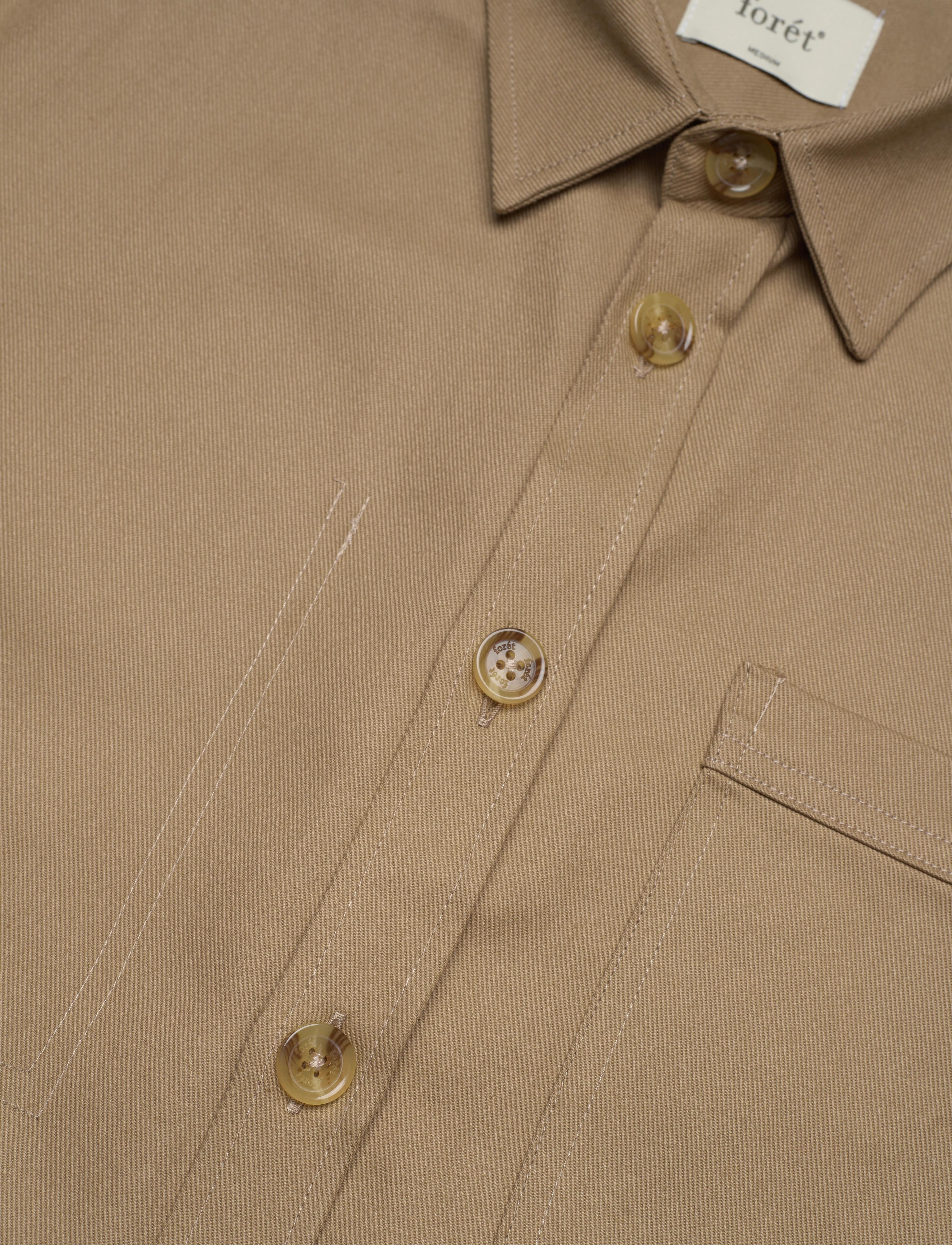 Forét - CRESS OVERSHIRT - khaki - 2