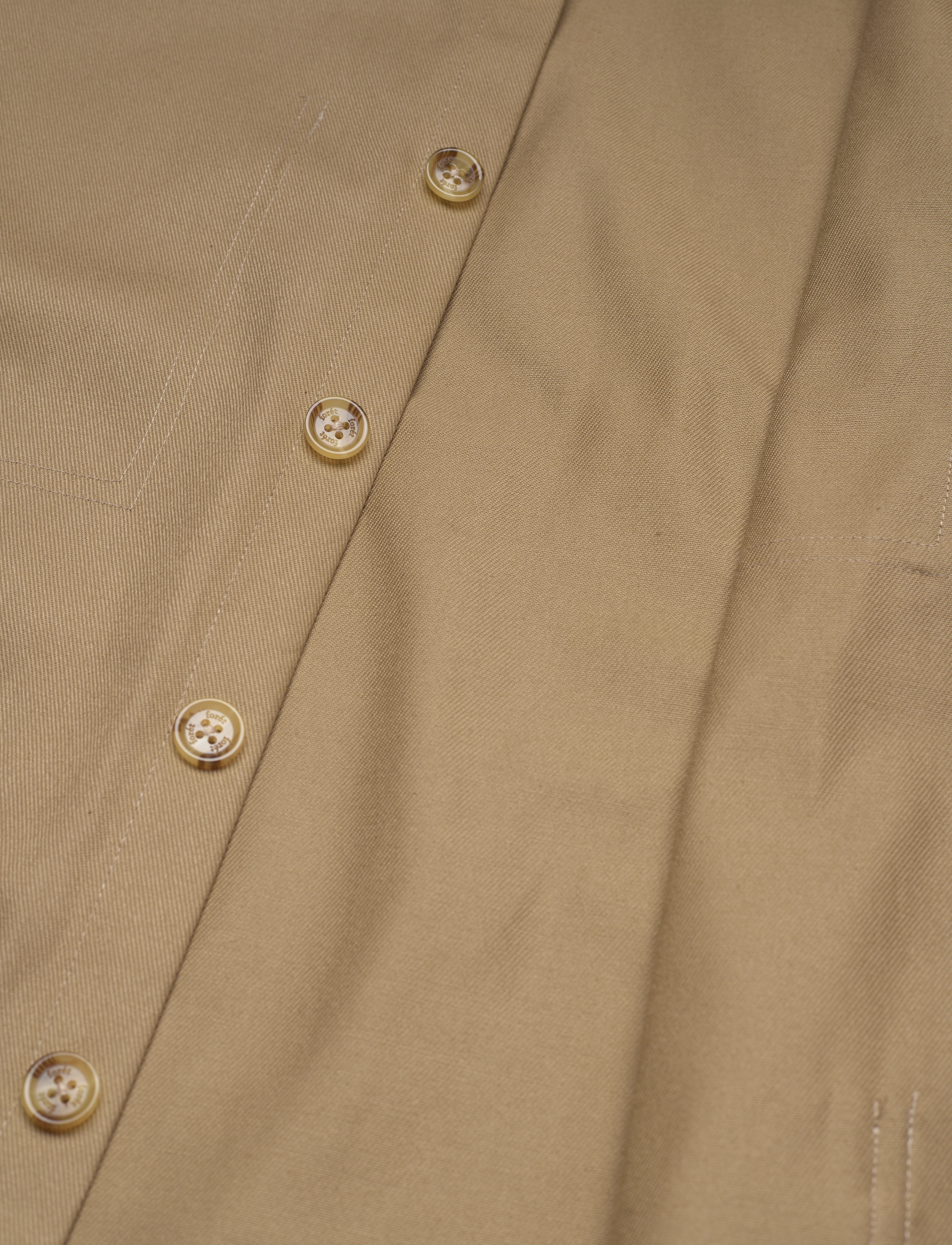 Forét - CRESS OVERSHIRT - khaki - 4