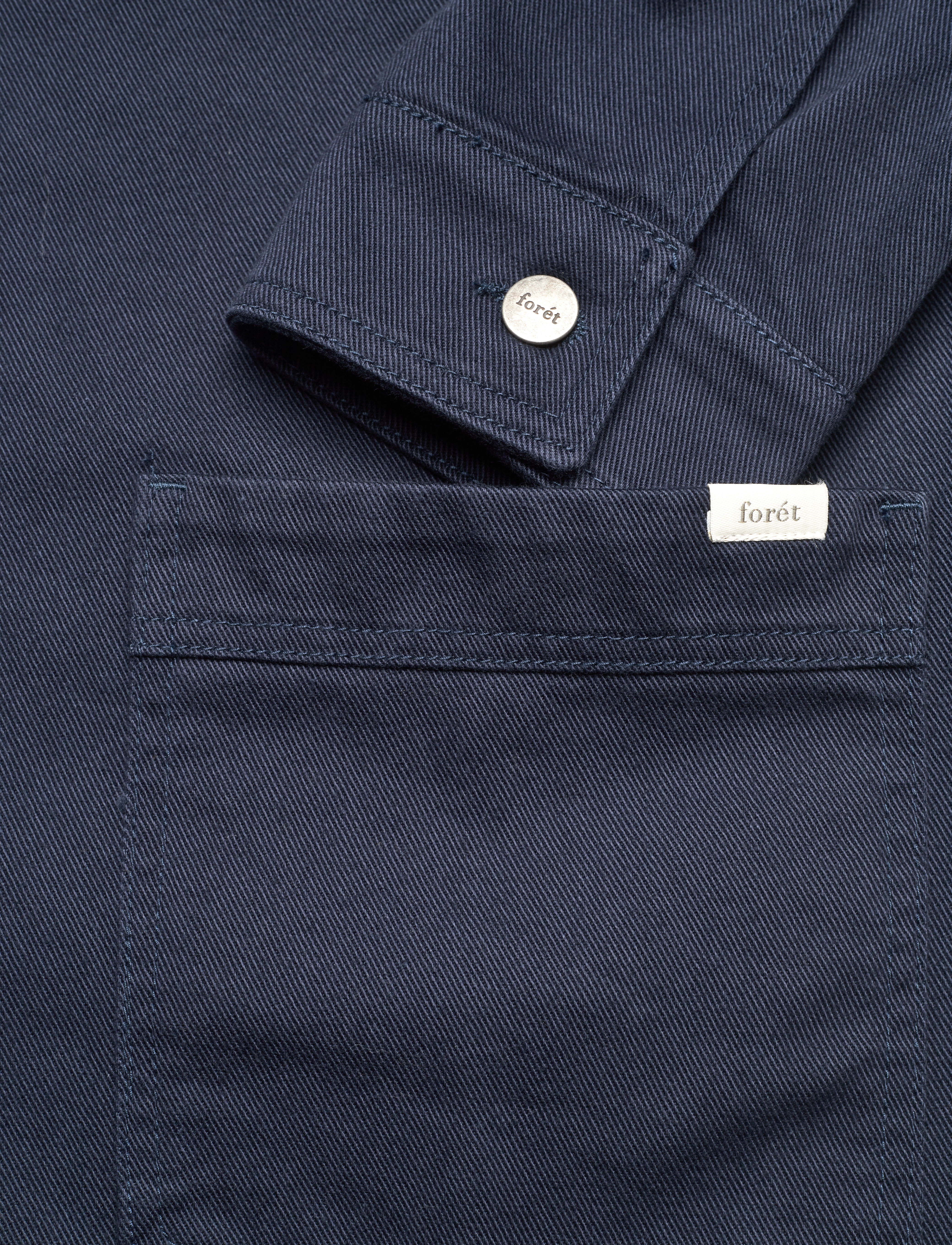 Forét - ACT OVERSHIRT - nav/khaki - 3
