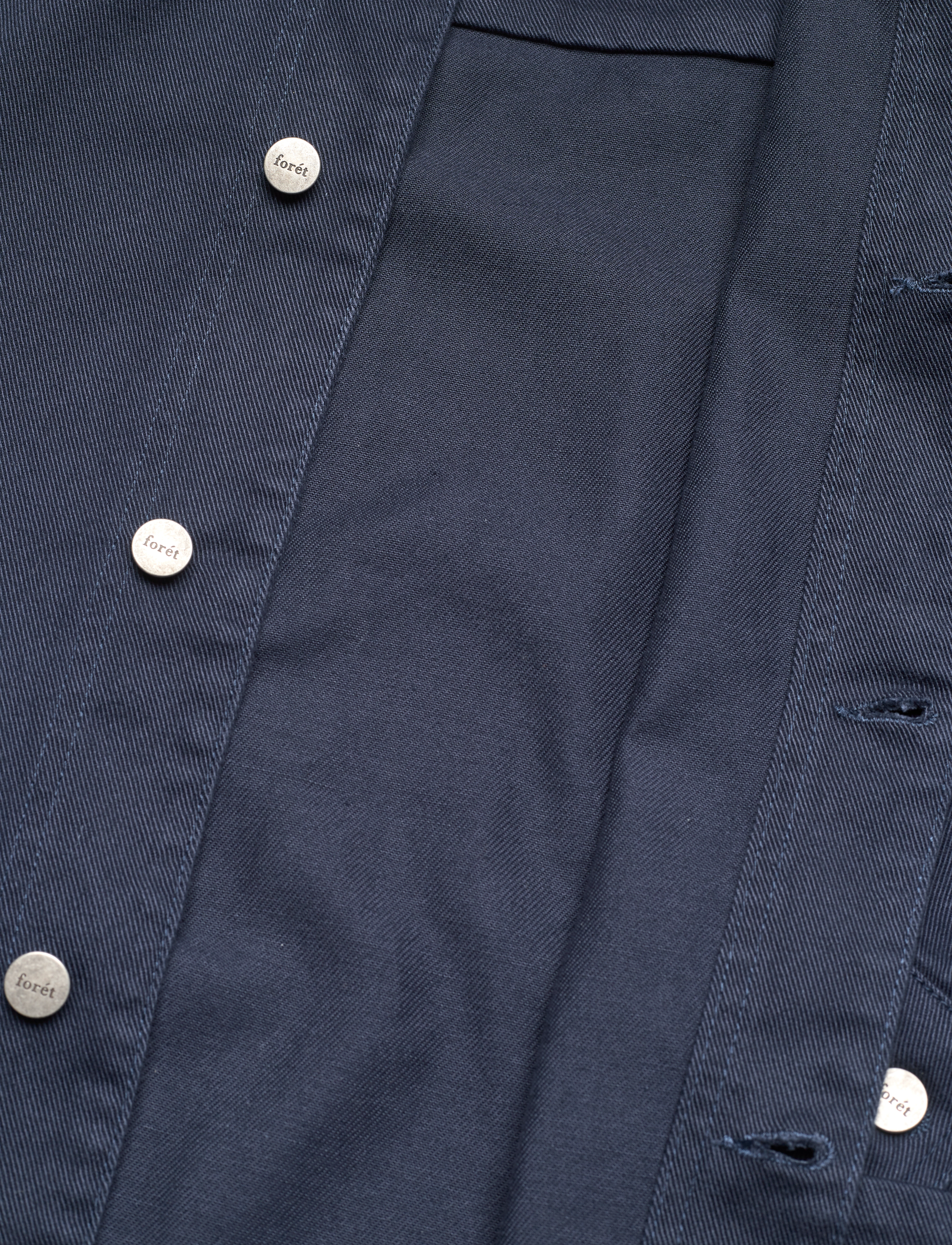 Forét - ACT OVERSHIRT - nav/khaki - 4
