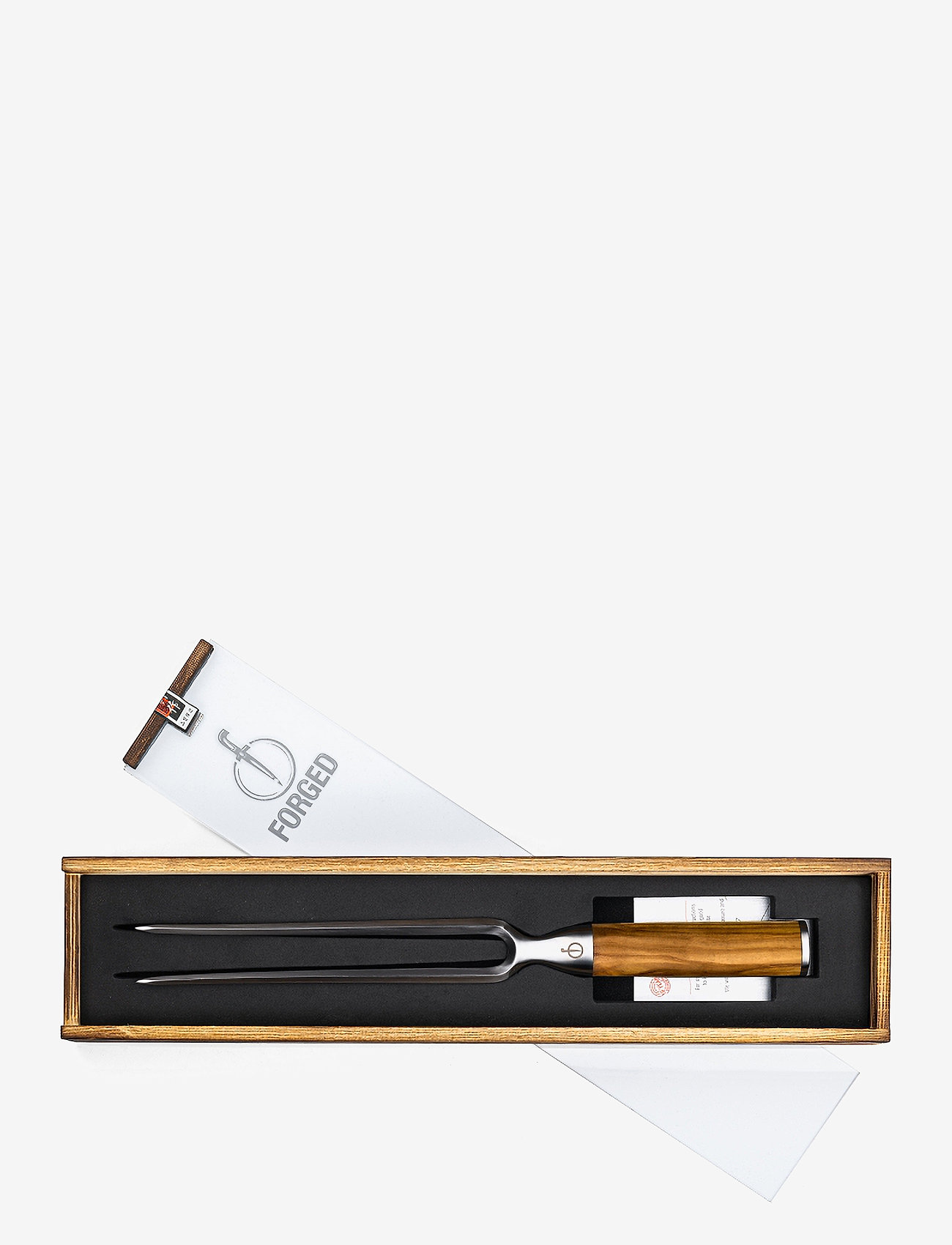 Forged - Stekgaffel Forged Olive SdV - köp efter pris - steel/wood - 1