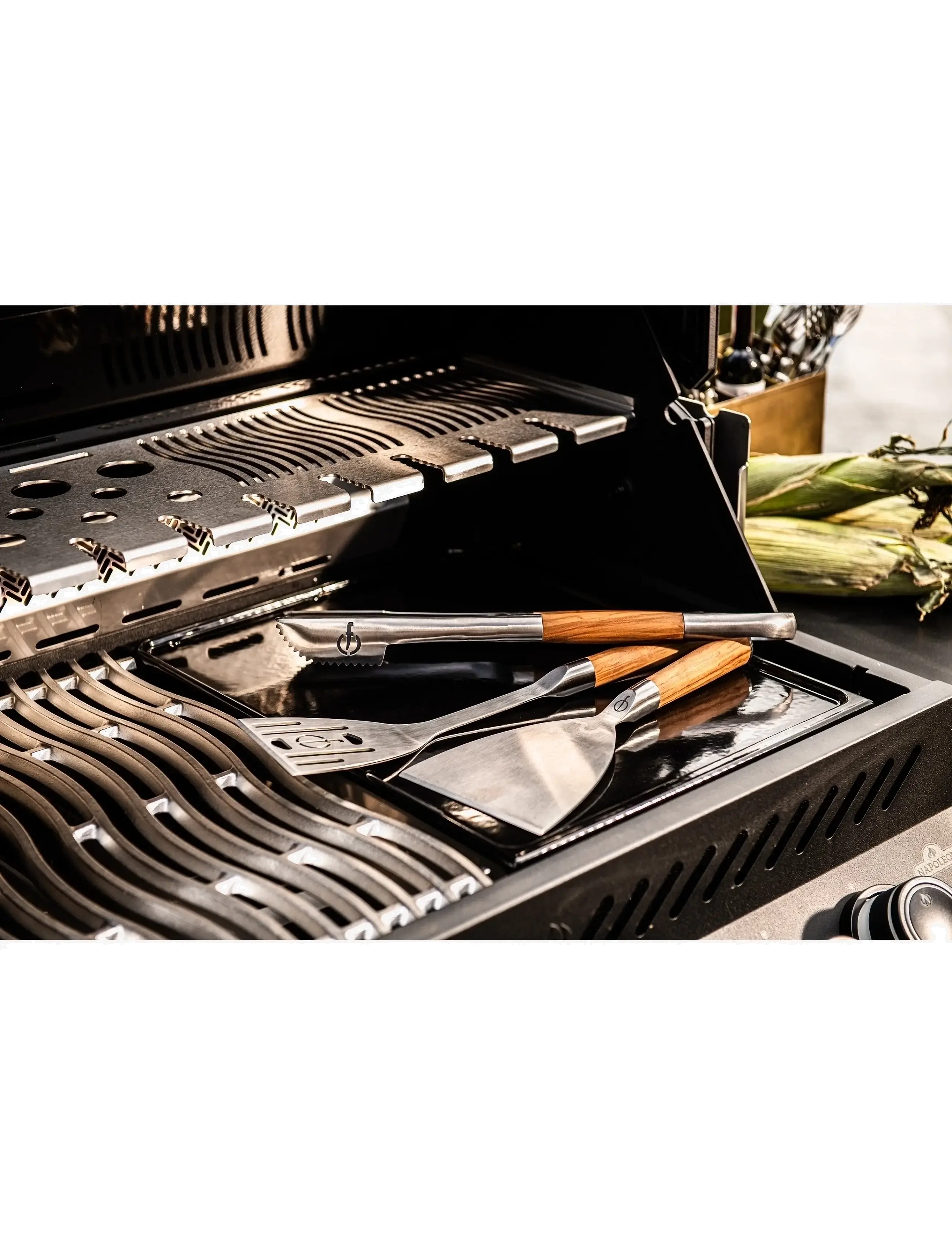 Forged - Grillstekspade Forged BBQ SdV - grilltillbehör - rostfritt stÅl/trÄ - 5