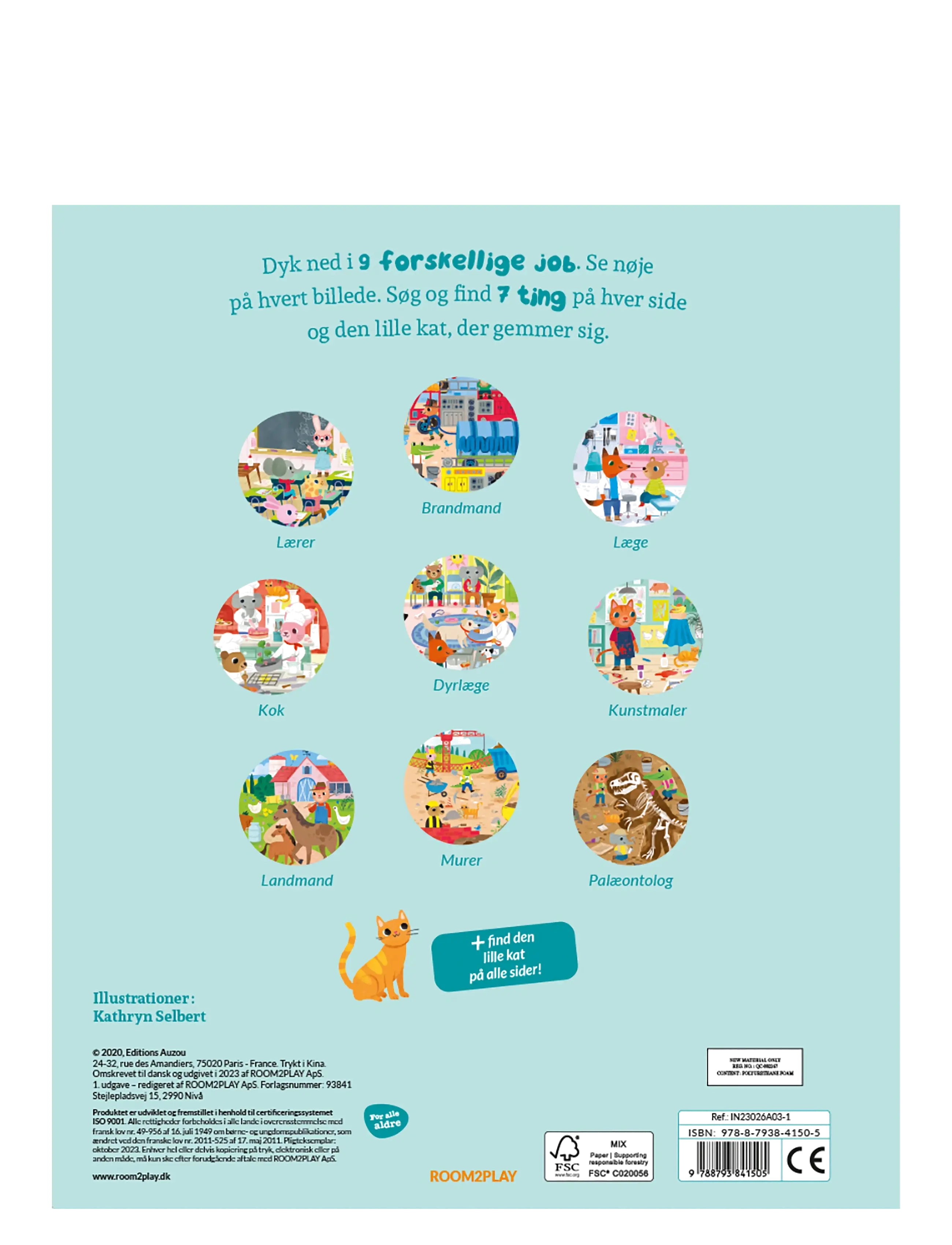 Forlaget Room2Play - Search and Find - Jobs (Danish) - pædagogiske bøger - blue - 1