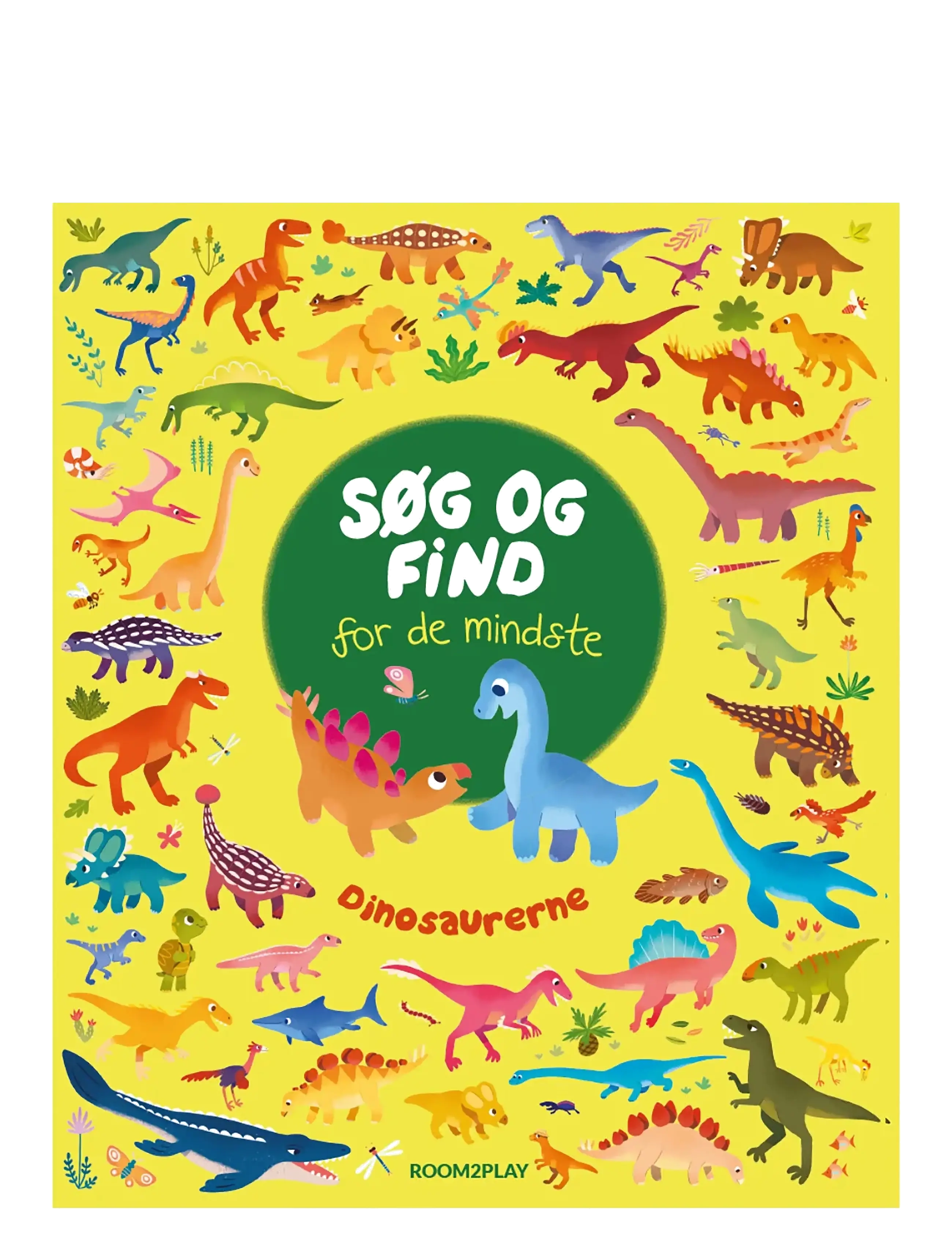 Forlaget Room2Play Search And Find - Dinosaurs (Danish), DANISH, Multi/patterned, Spil > Pædagogiske Spil, Børn