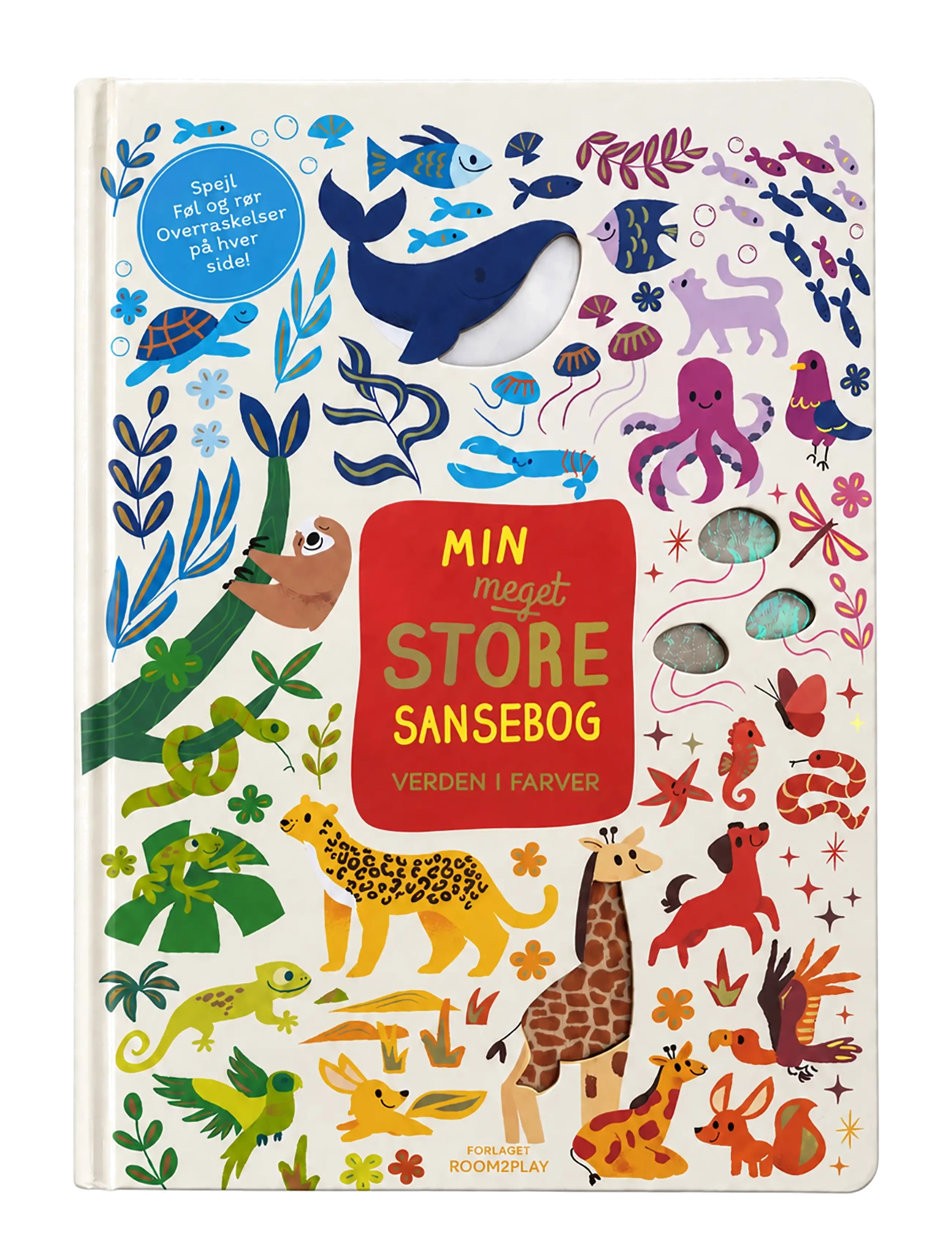 Forlaget Room2Play Min meget store sansebog - Verden i farver - Forlaget Room2Play - MULTI / multi