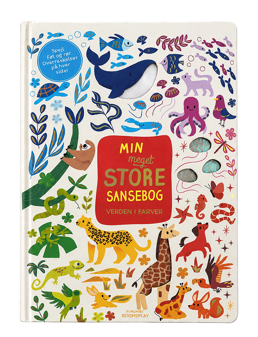 Forlaget Room2Play - Min meget store sansebog - Verden i farver - pædagogiske bøger - multi - 0