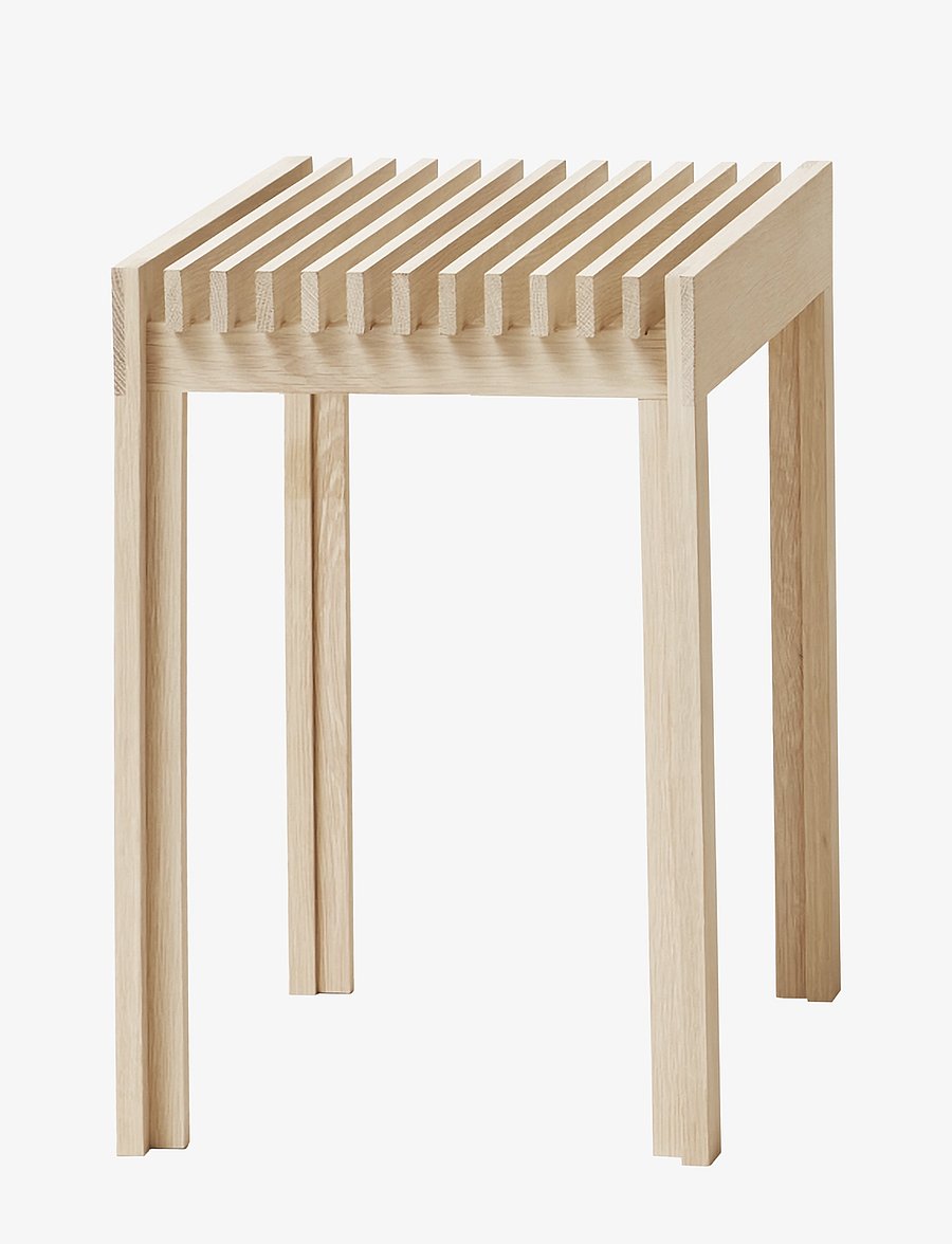 Form & Refine - Lightweight Stool - kollar & bekkir - white oil oak - 3