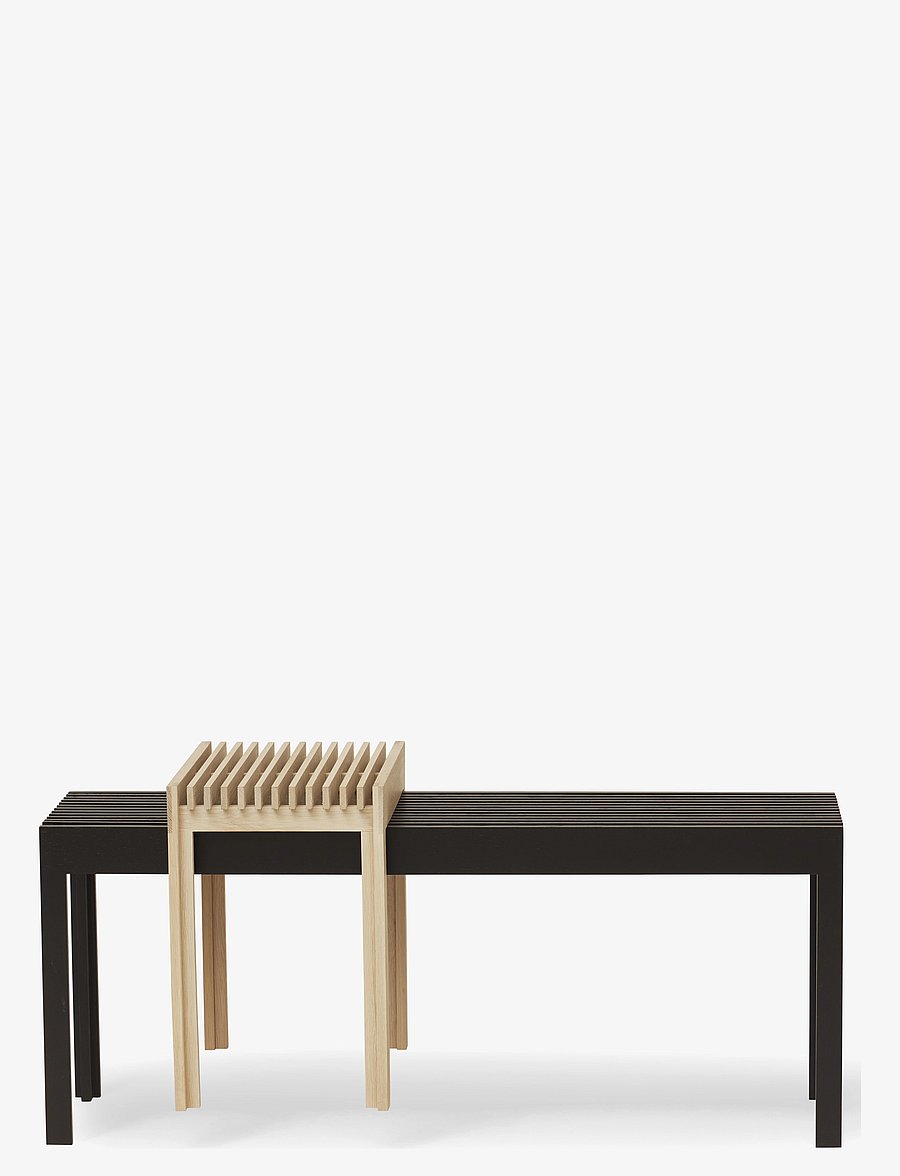 Form & Refine - Lightweight Bench - stools & benches - black - 2