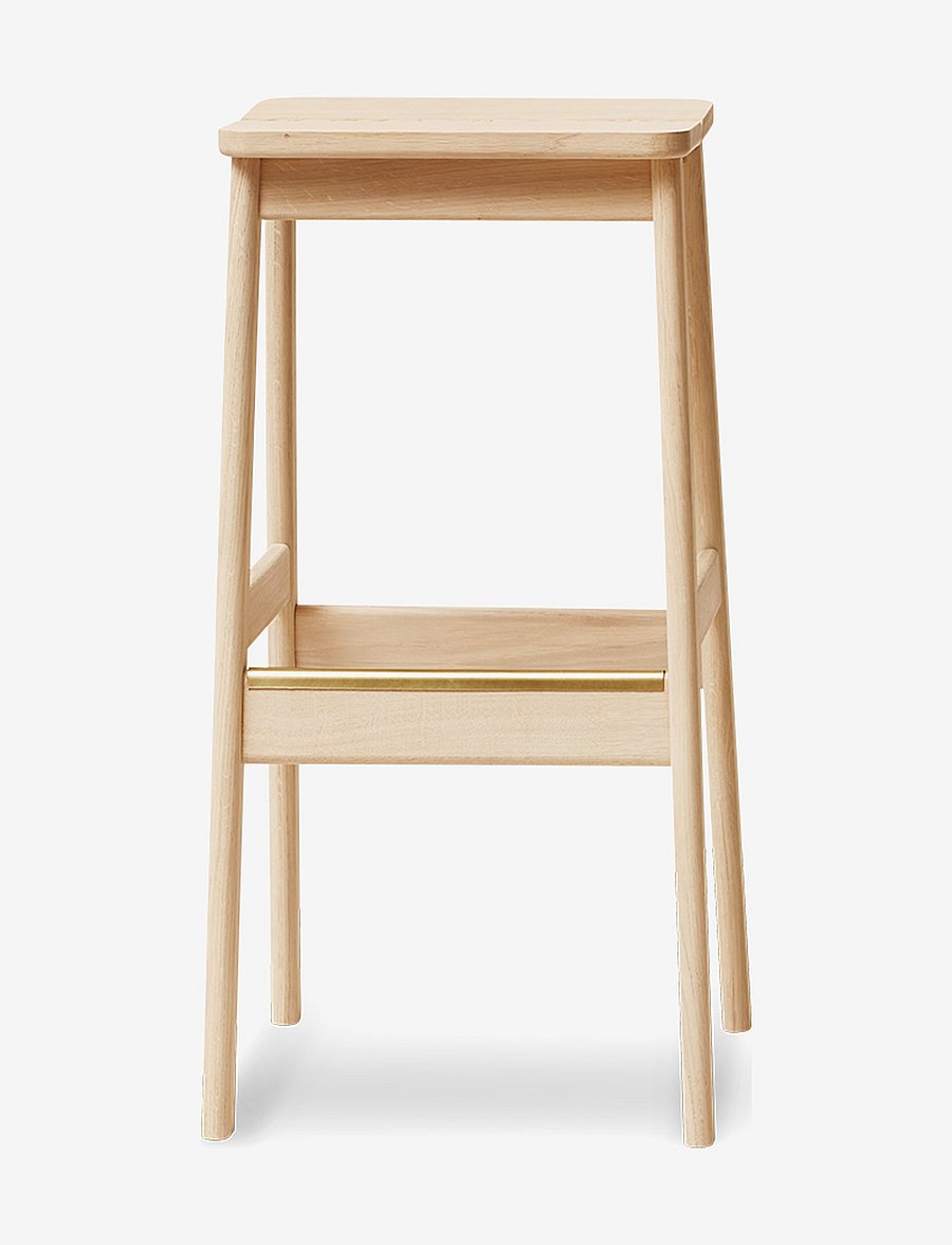 Form & Refine - Angle Barstool - barstools - white oil oak - 1